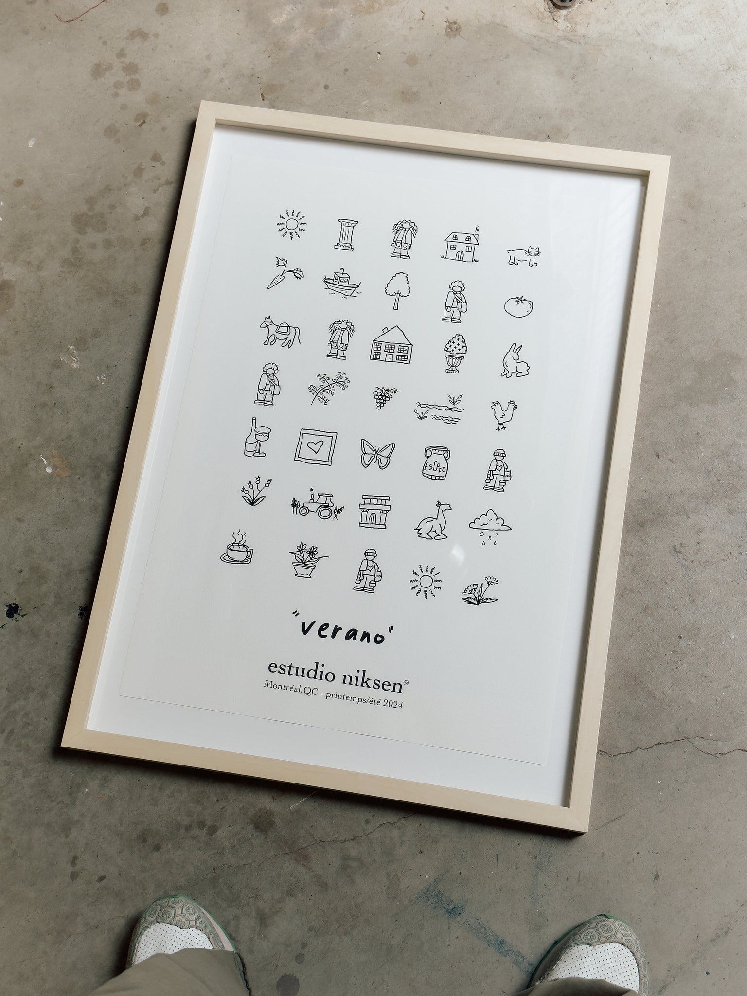 'Verano' Signature Print