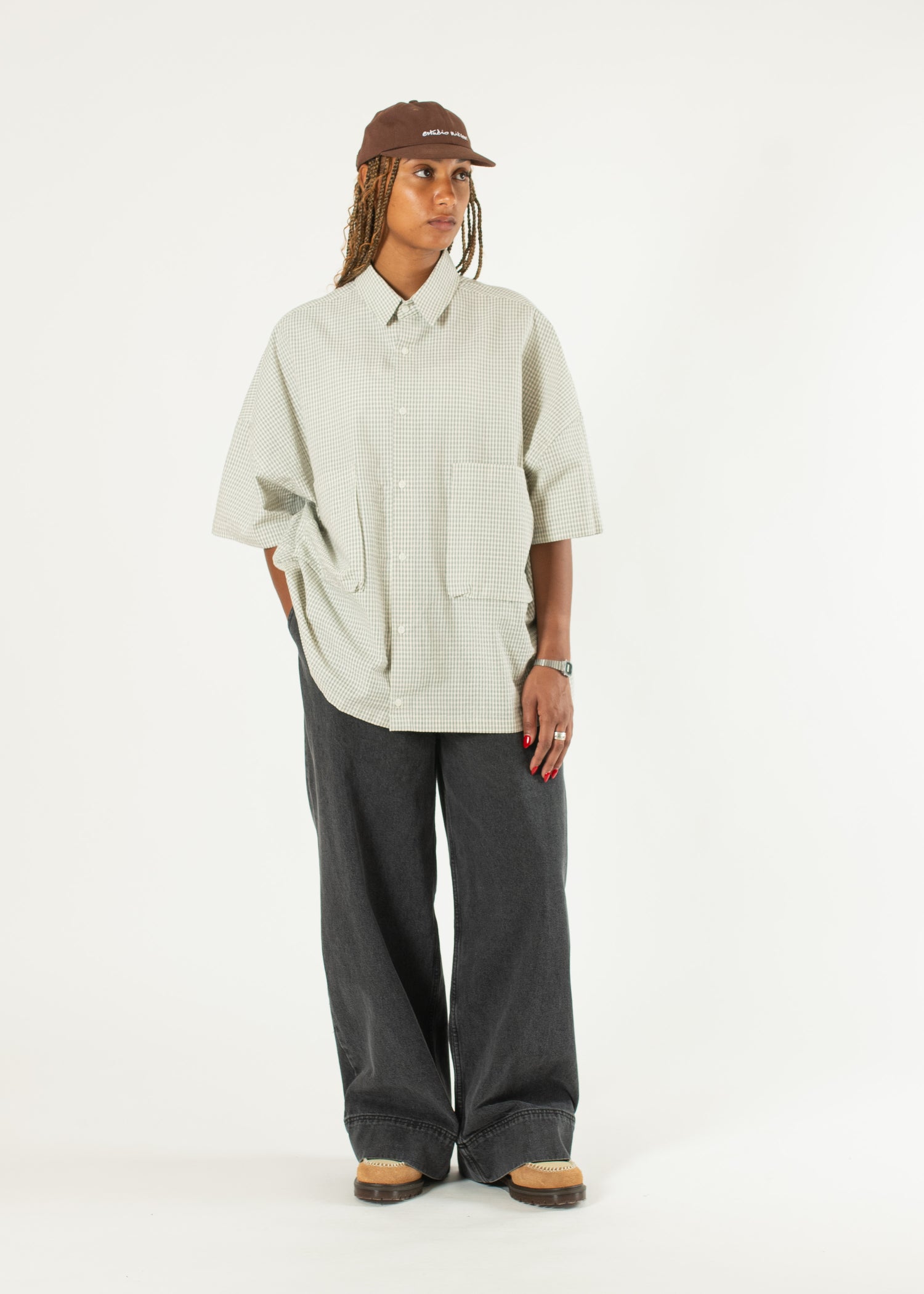 Two-pocket Big Shirt