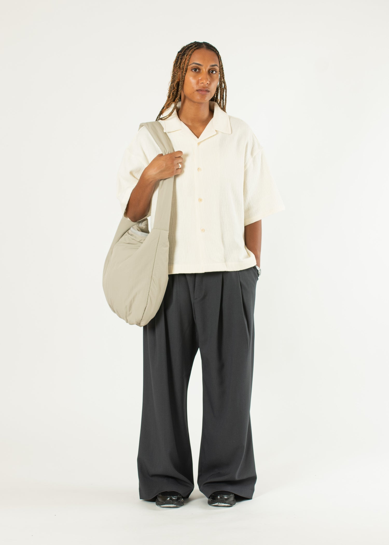 Pintuck Maxi Trousers