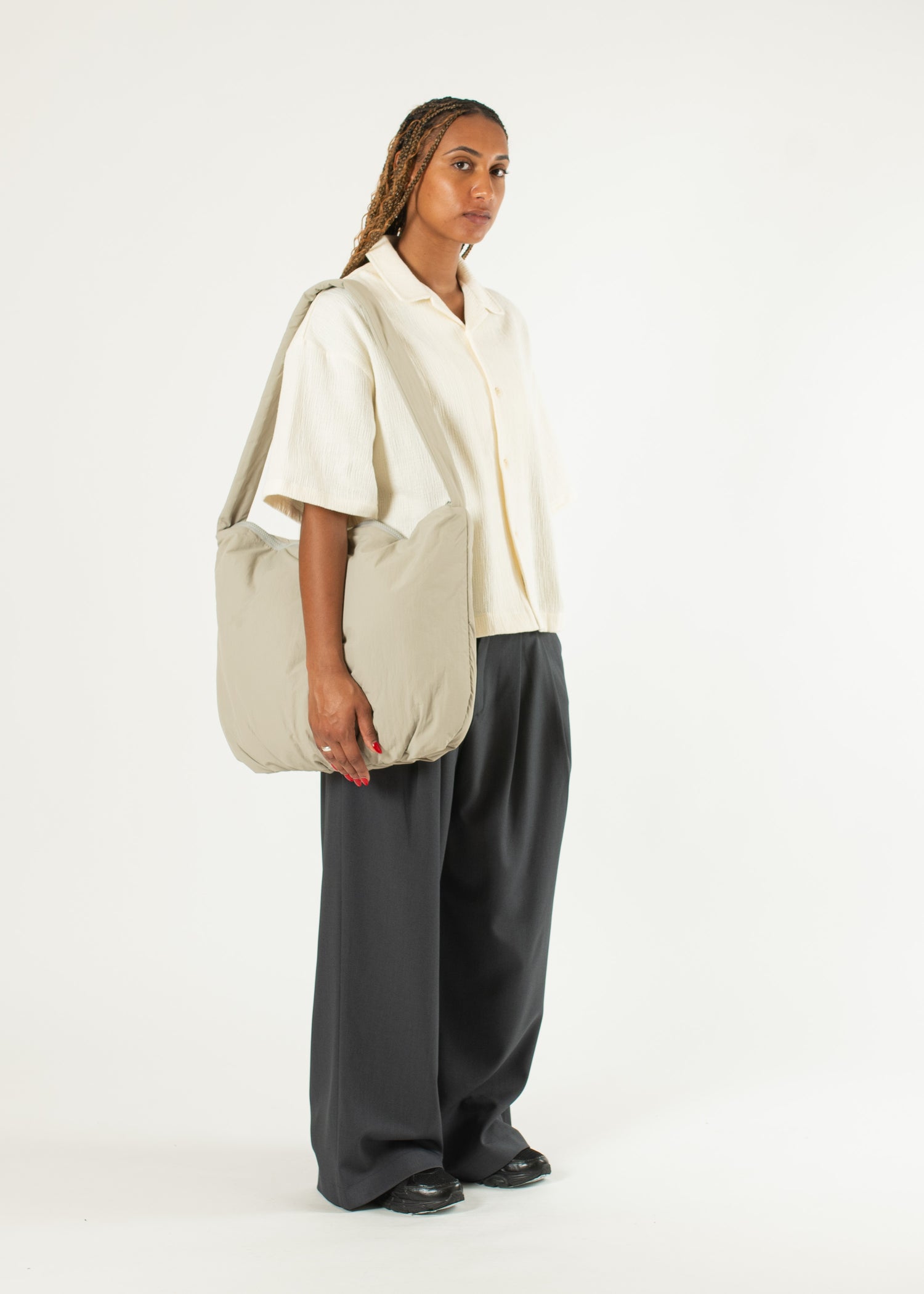 Pintuck Maxi Trousers