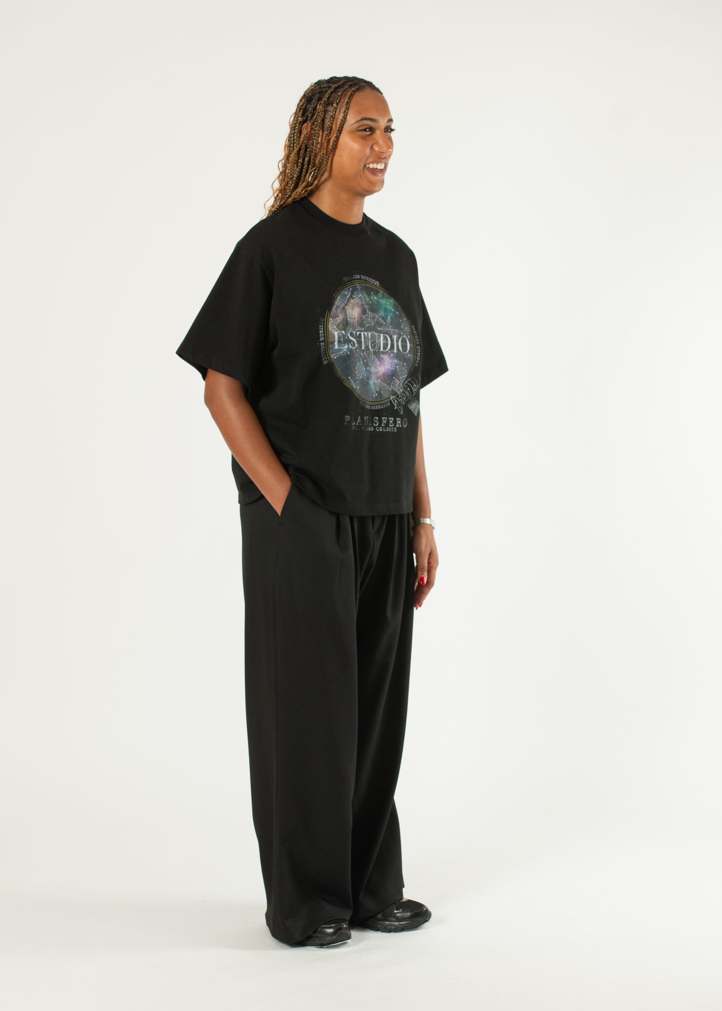 Pintuck Maxi Trousers