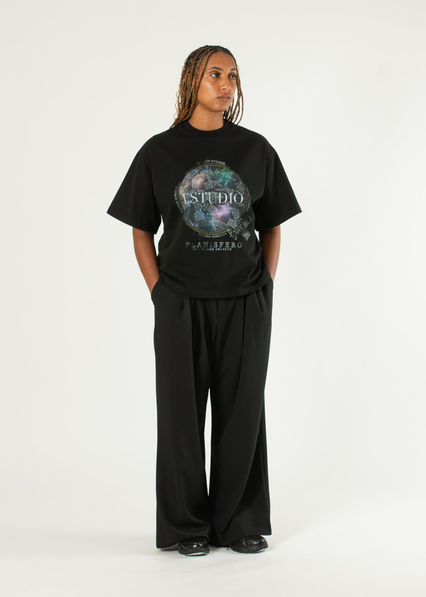 Pintuck Maxi Trousers