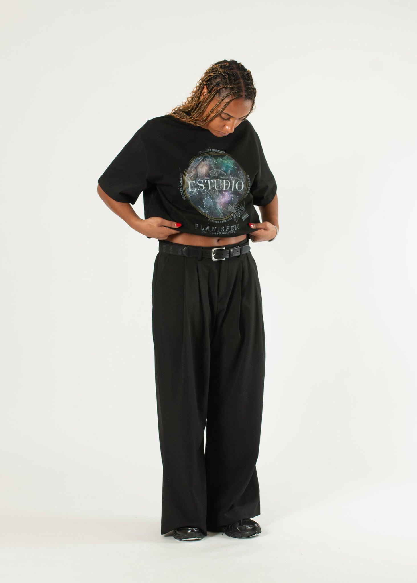 Pintuck Maxi Trousers