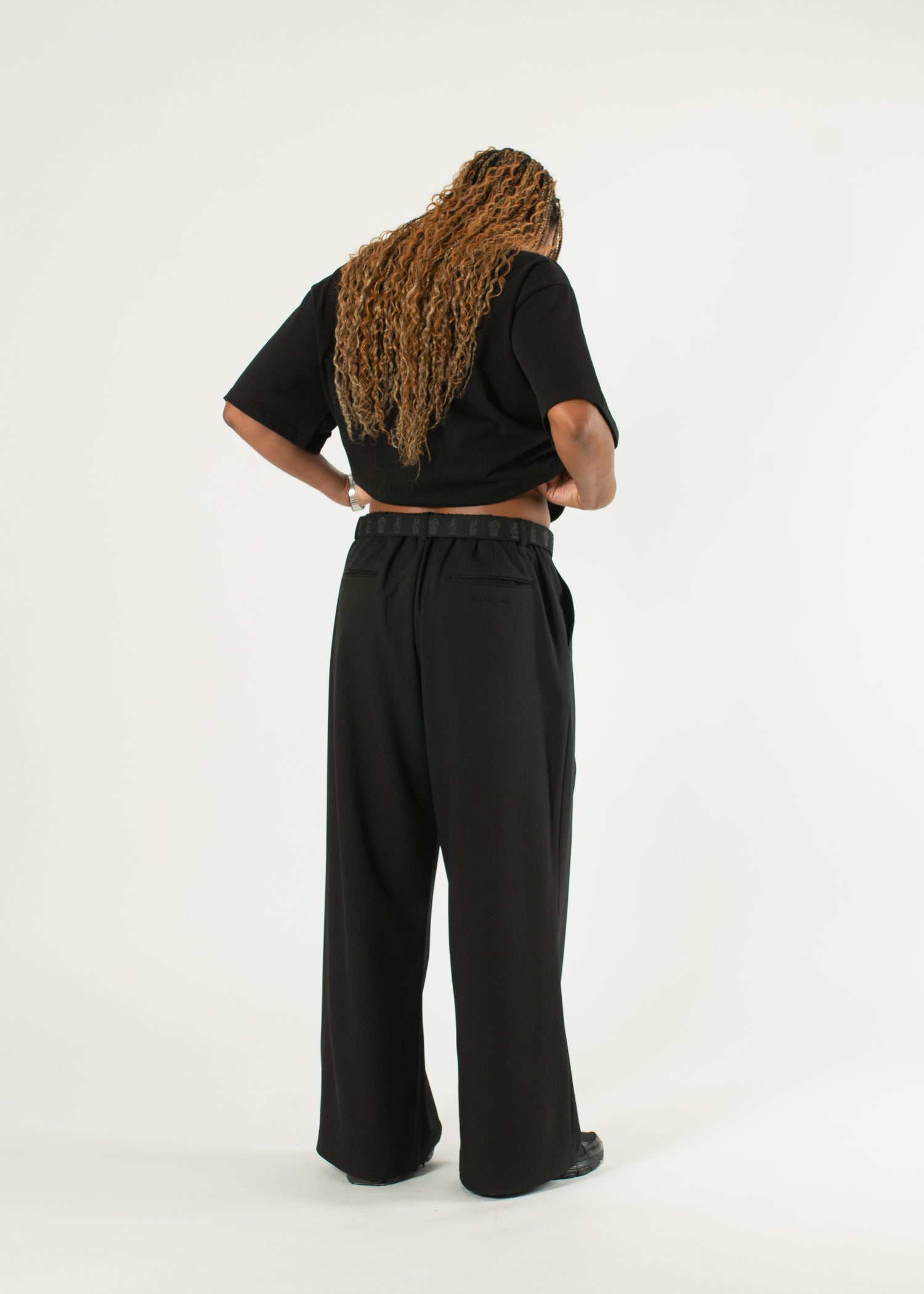 Pintuck Maxi Trousers