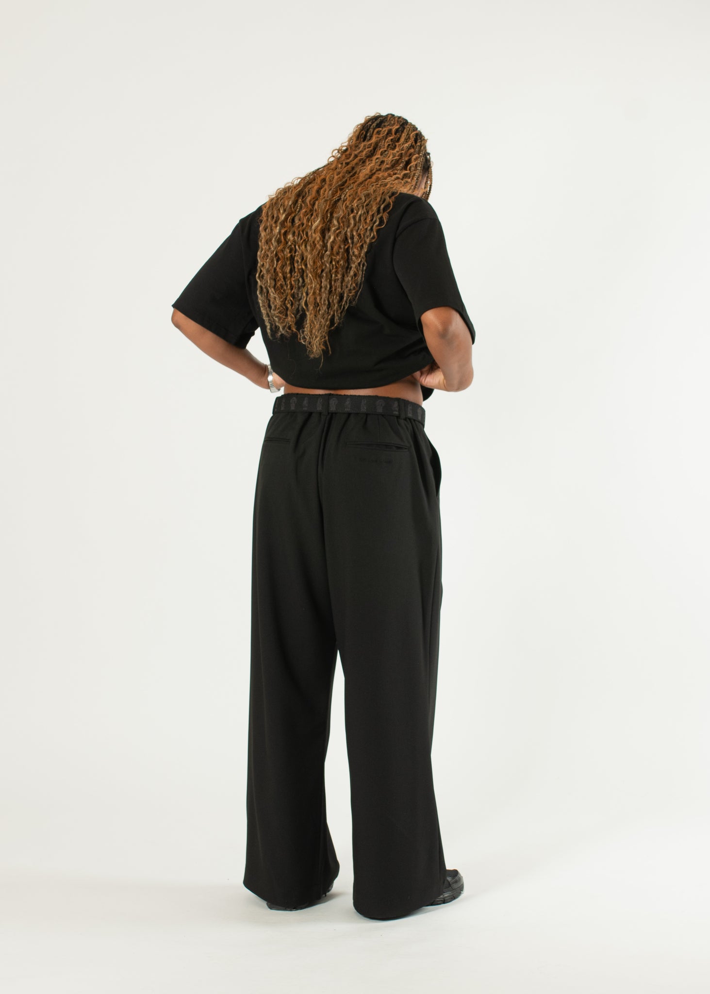 Pintuck Maxi Trousers