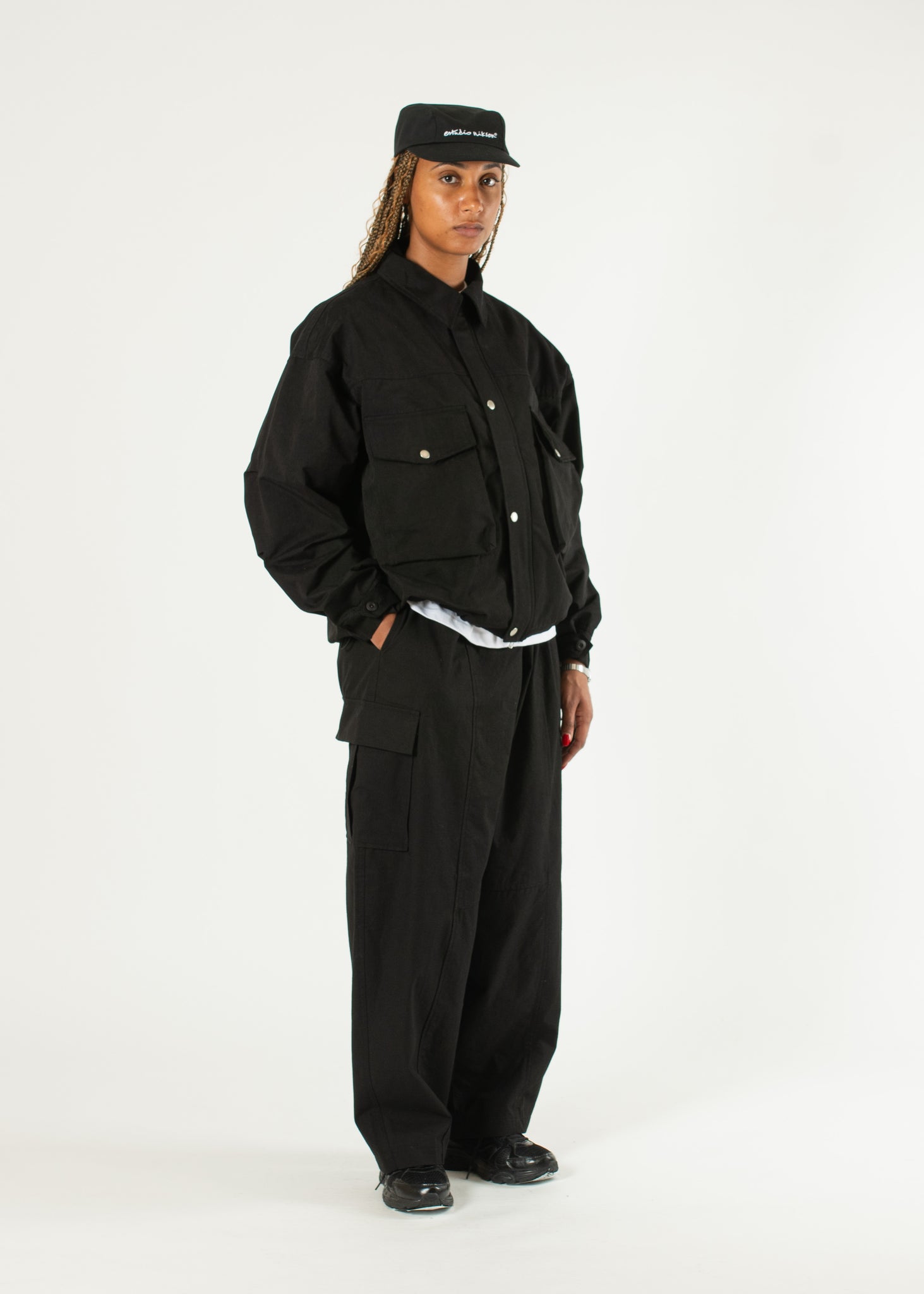 Ripstop Cargo Wide Pants