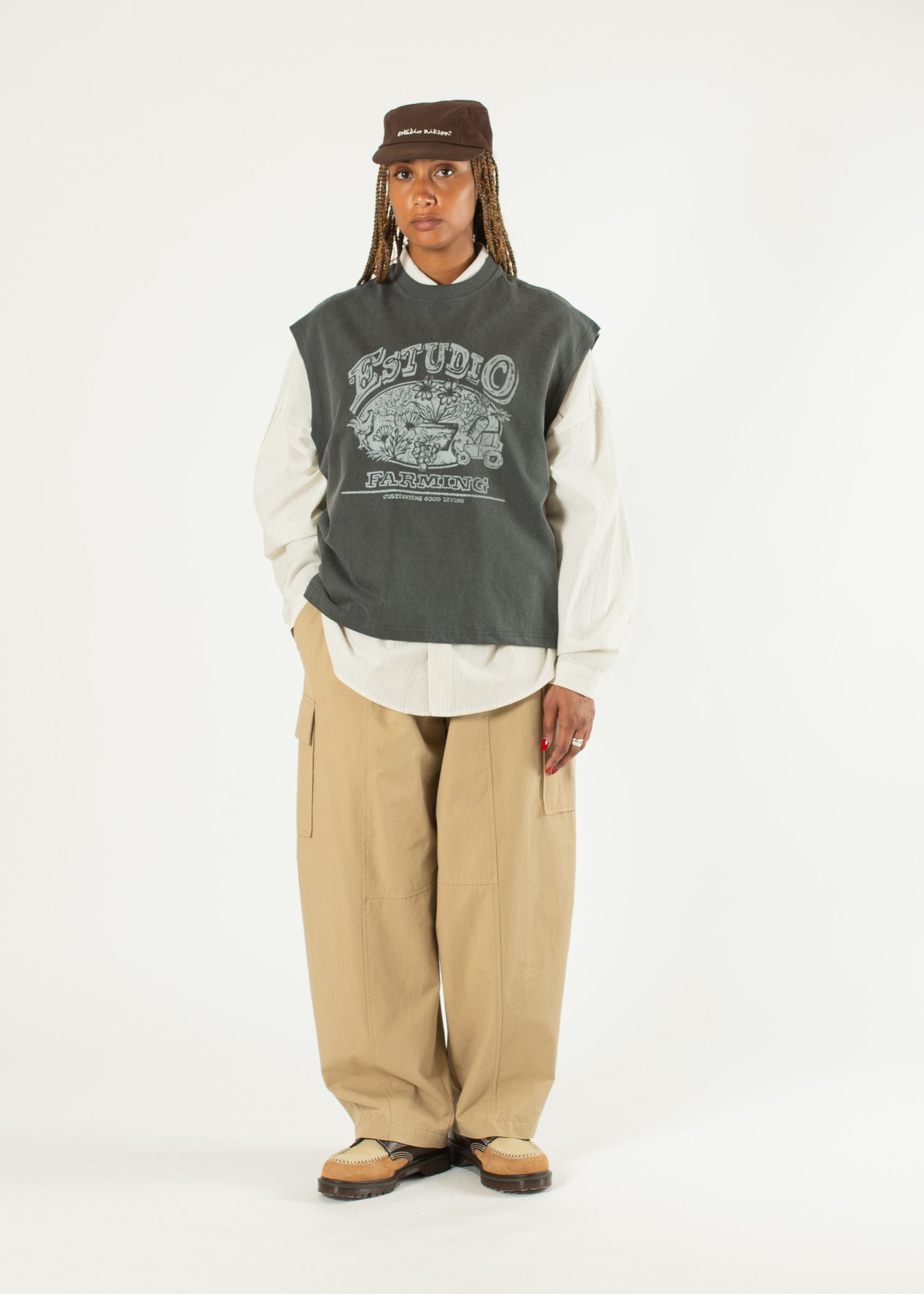 Ripstop Cargo Wide Pants