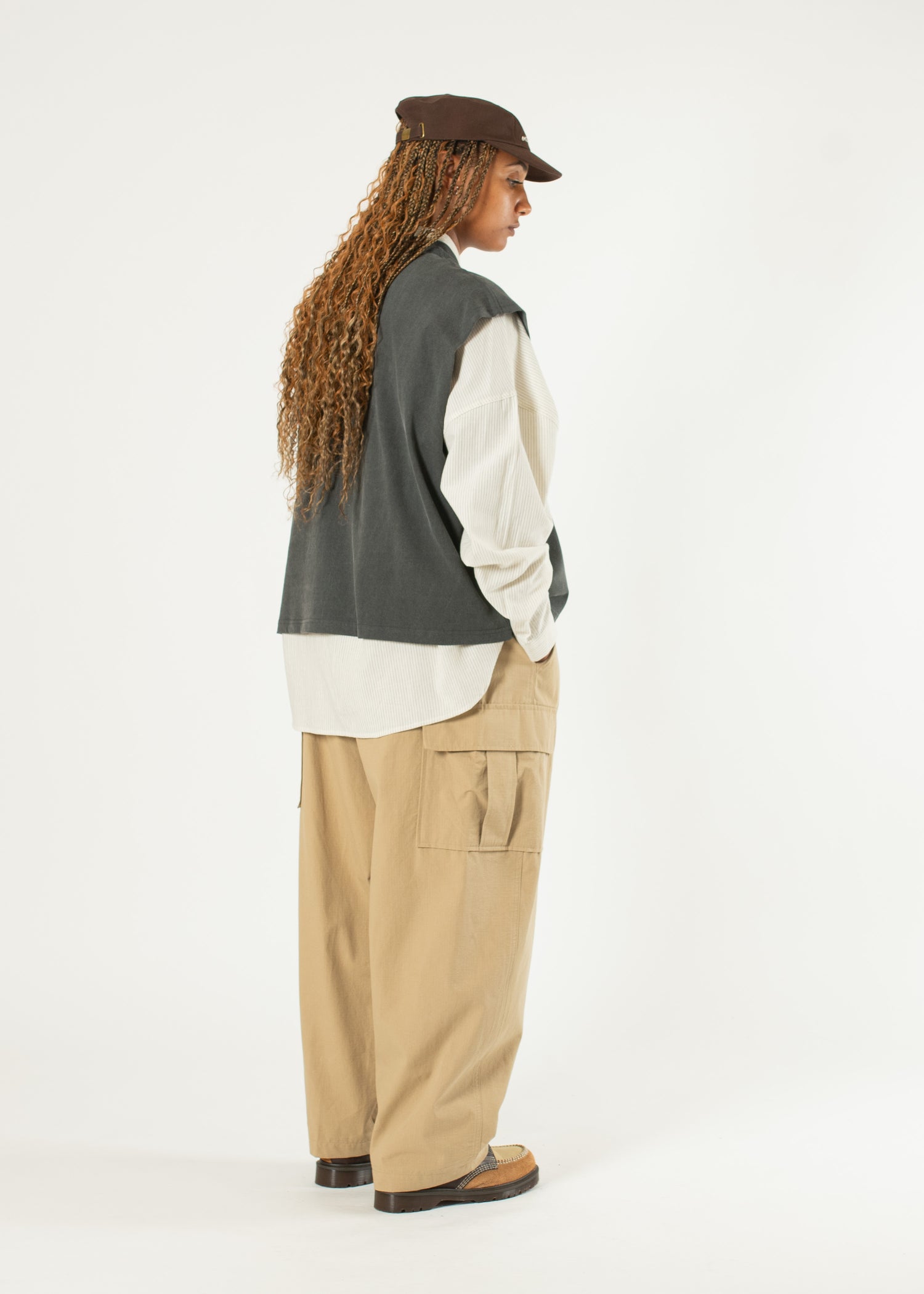 Ripstop Cargo Wide Pants