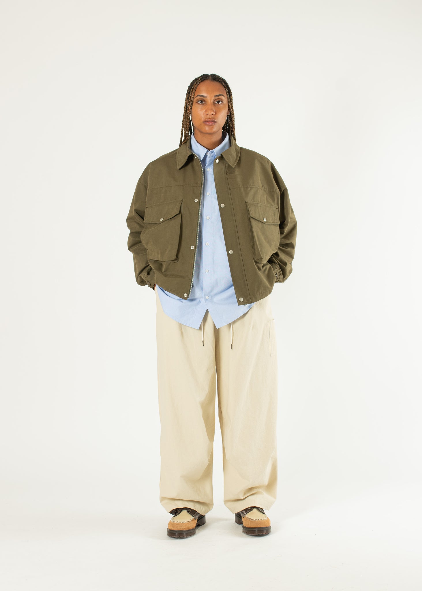 【2plan】McGul Balloon Stopper Wide Slacks McGul Balloon Stopper Wide Slacks - 2PLAN | 60% - Asian
