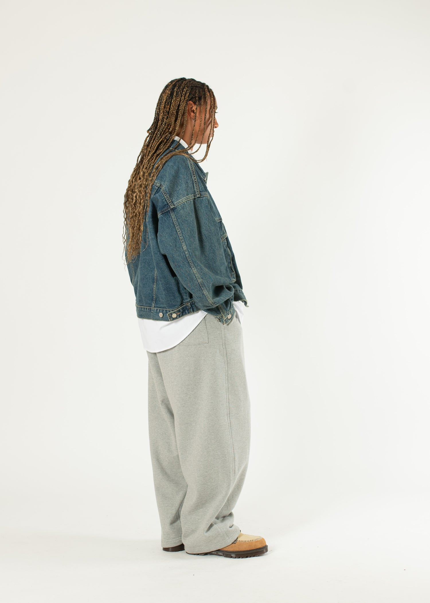 Pleated Wide Joggers
