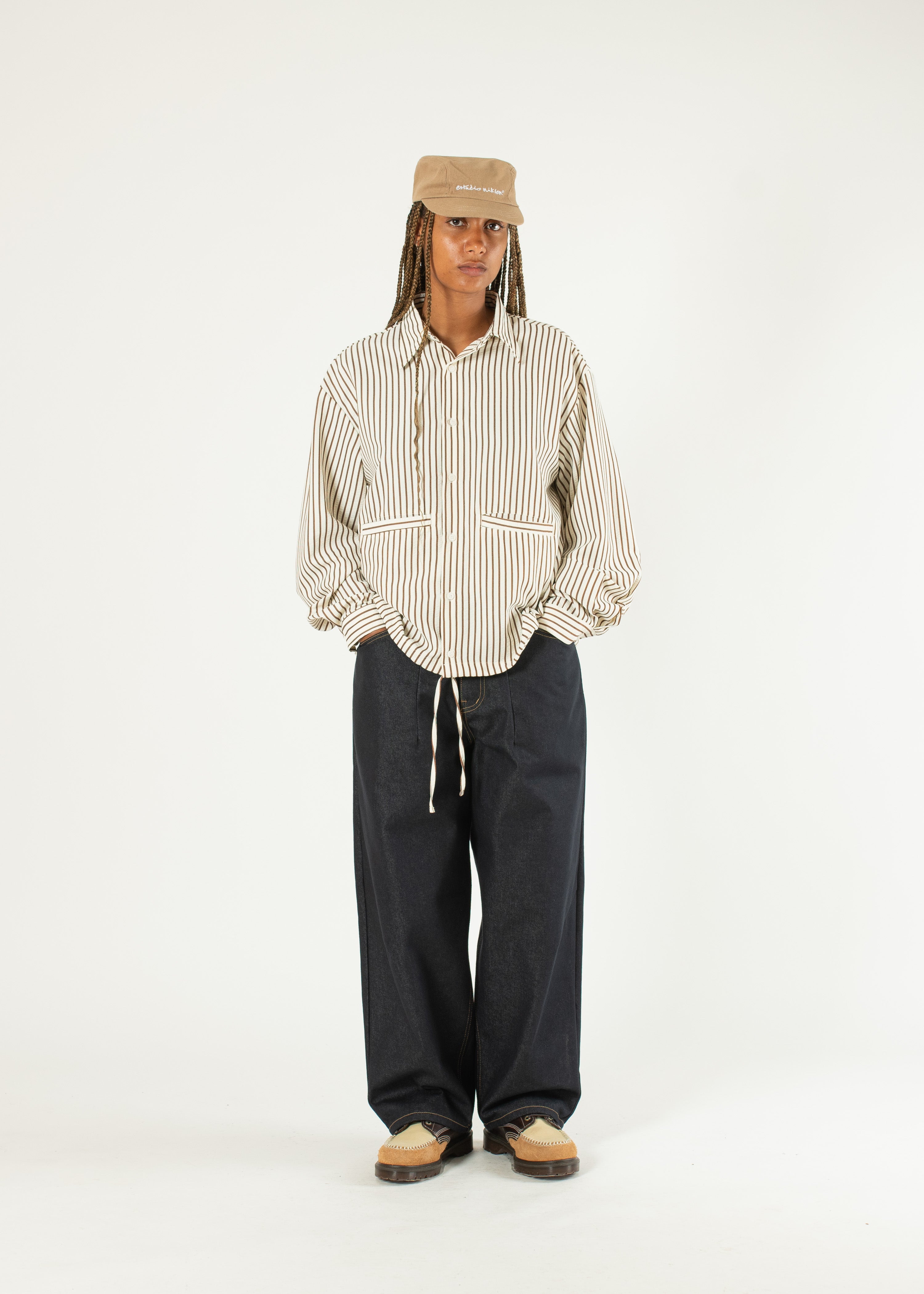 【BAON】[unisex] Kitko nylon pocket string shirt String Pocket Shirt – Estudio Niksen
