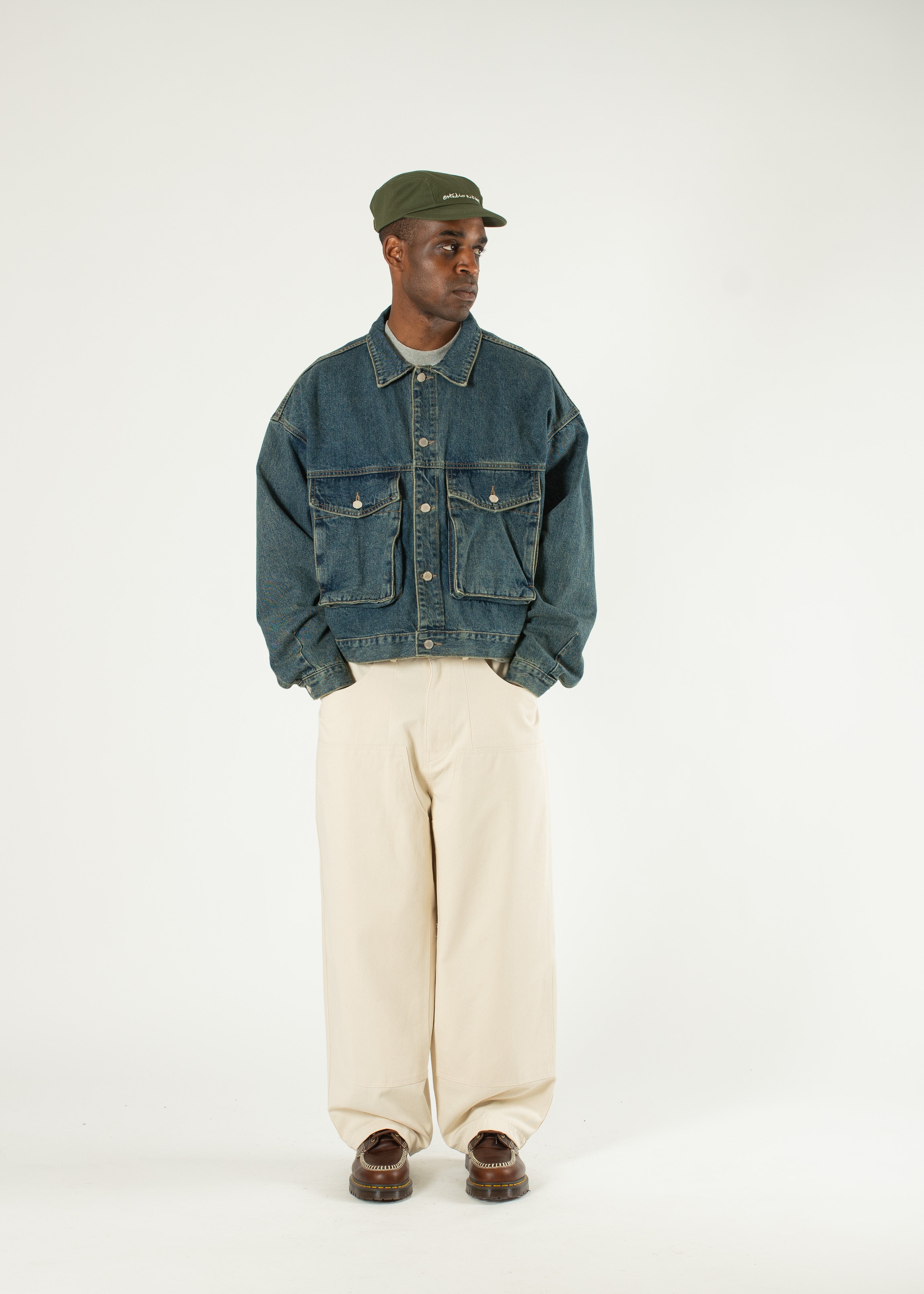 Boxy Denim Trucker – Estudio Niksen