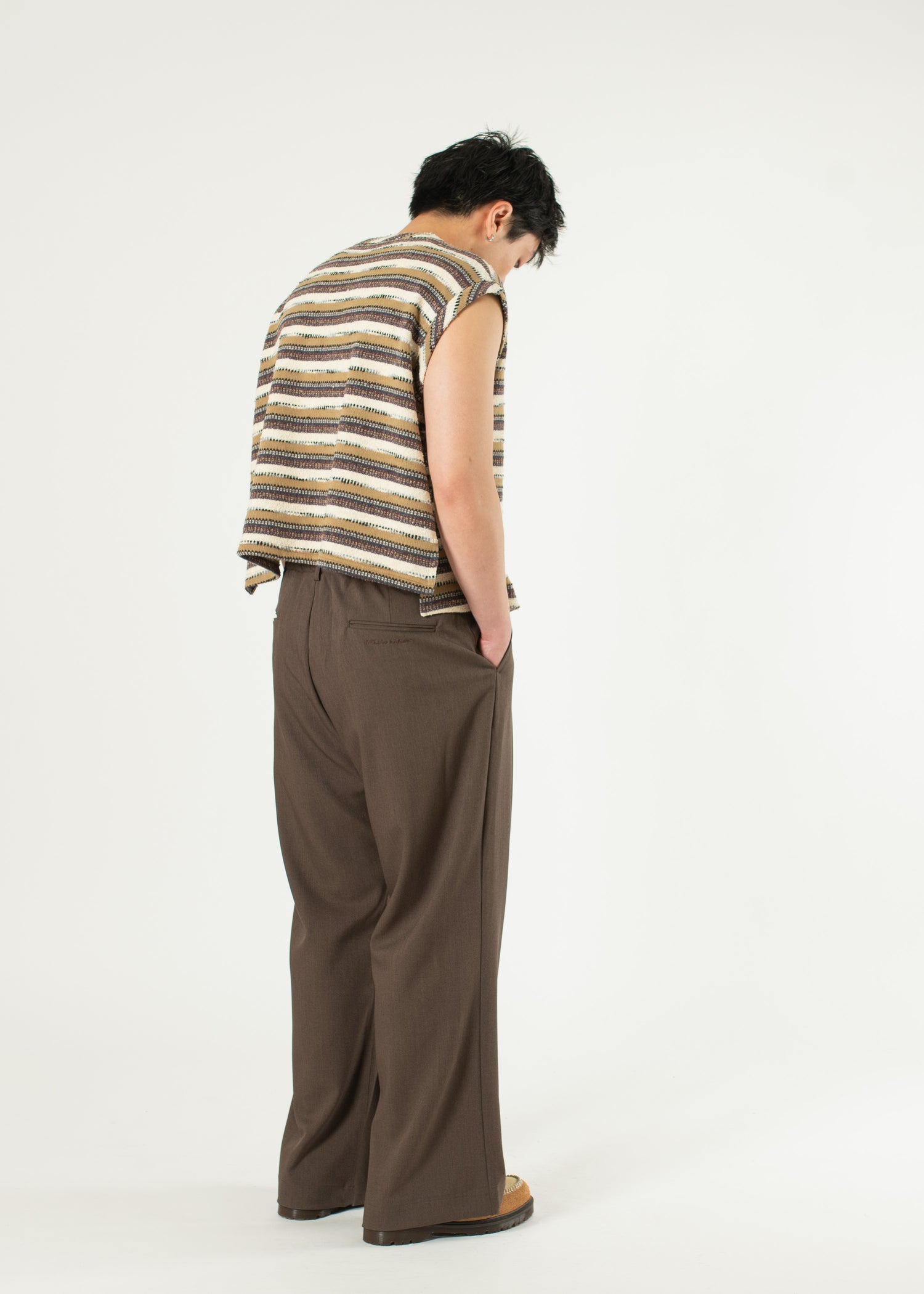 Pintuck Maxi Trousers