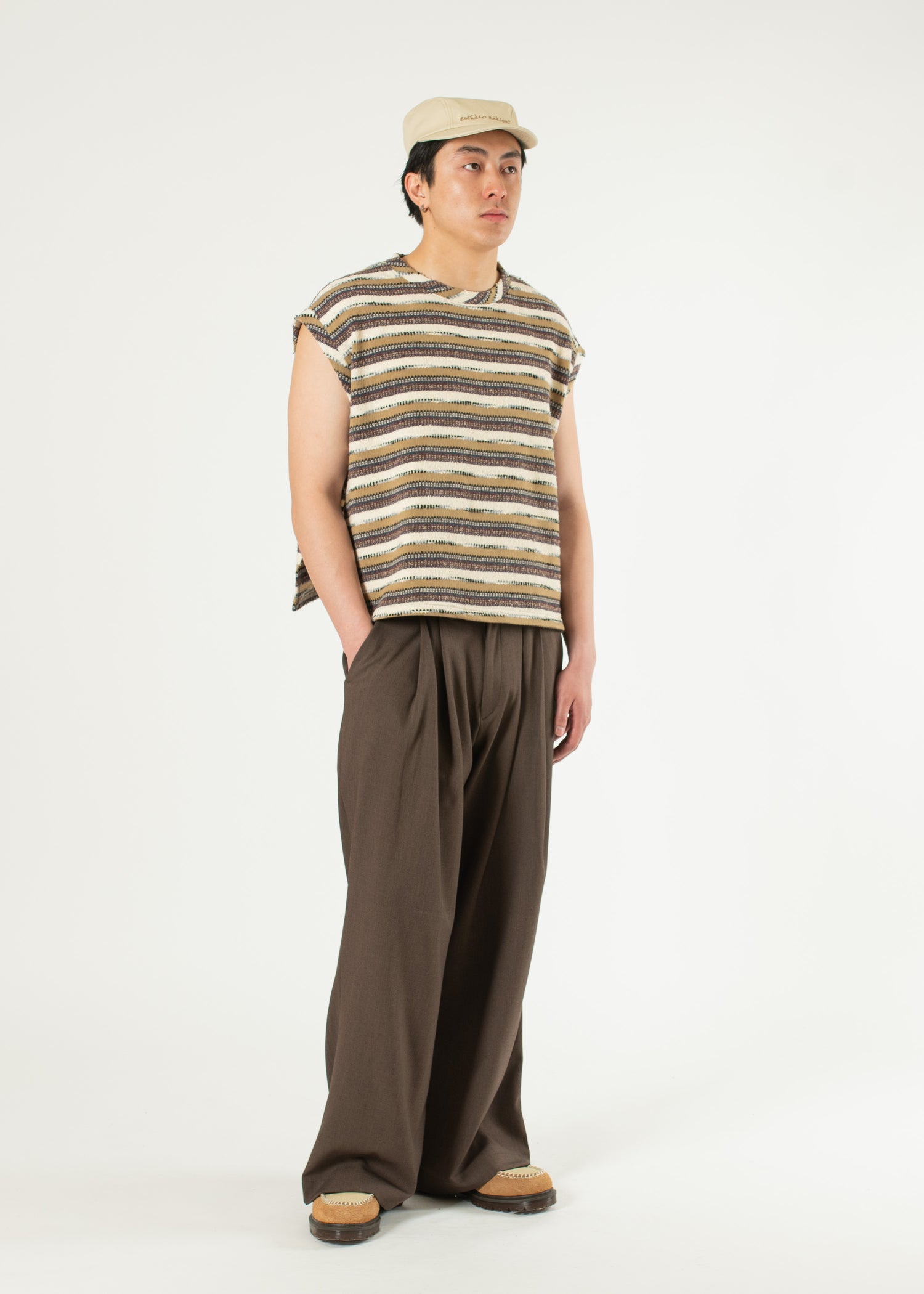 Pintuck Maxi Trousers