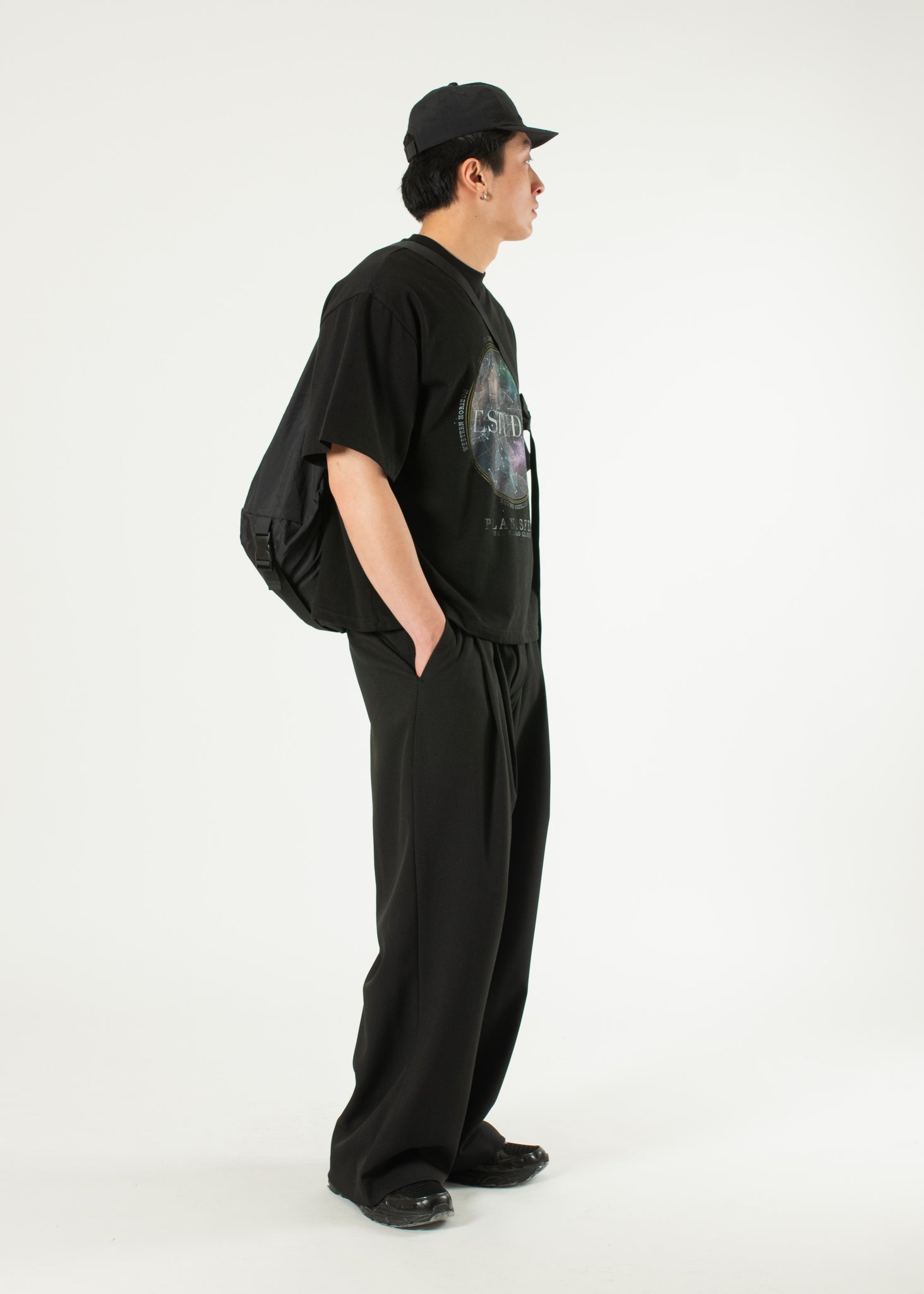 Pintuck Maxi Trousers