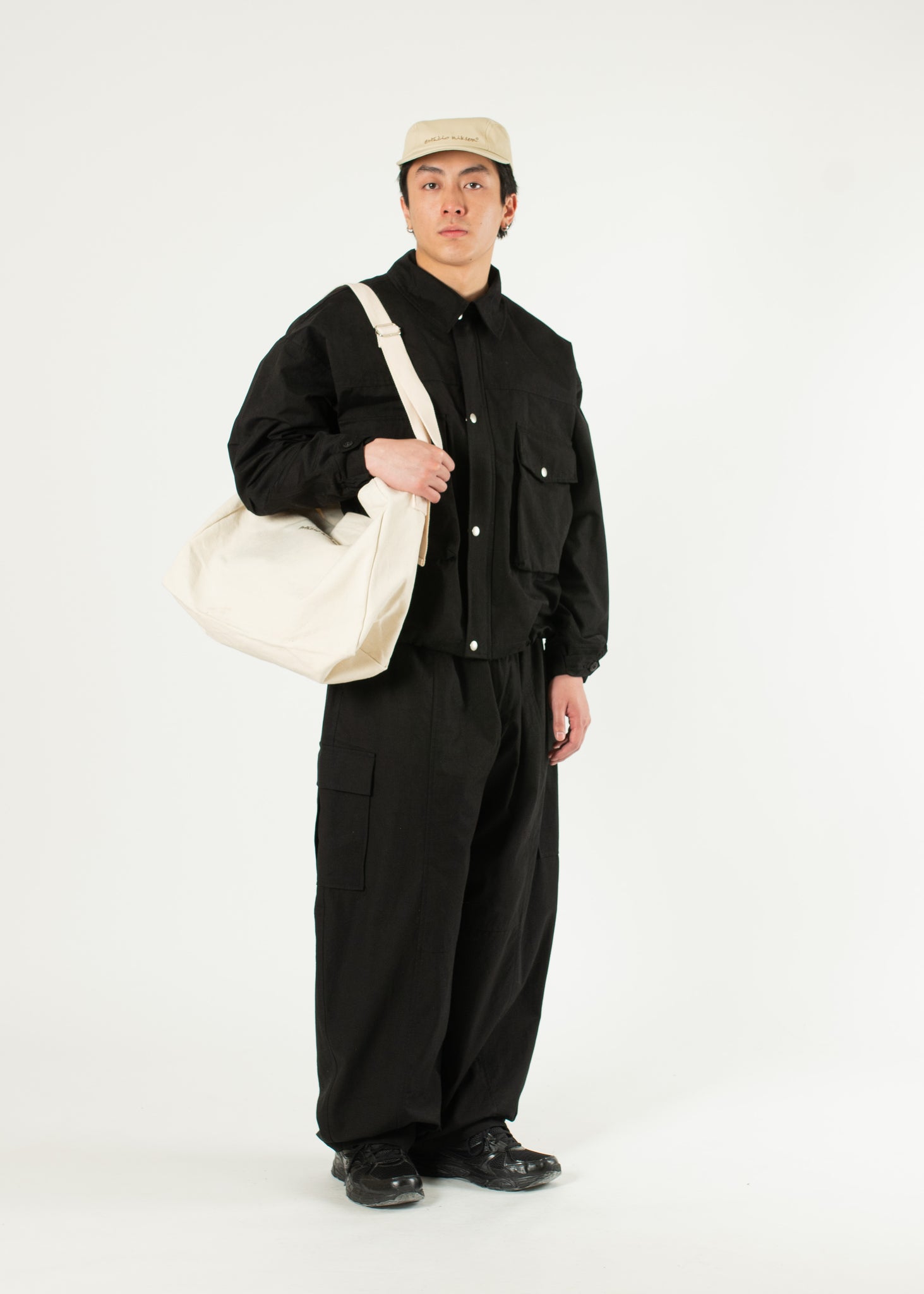 Ripstop Cargo Wide Pants