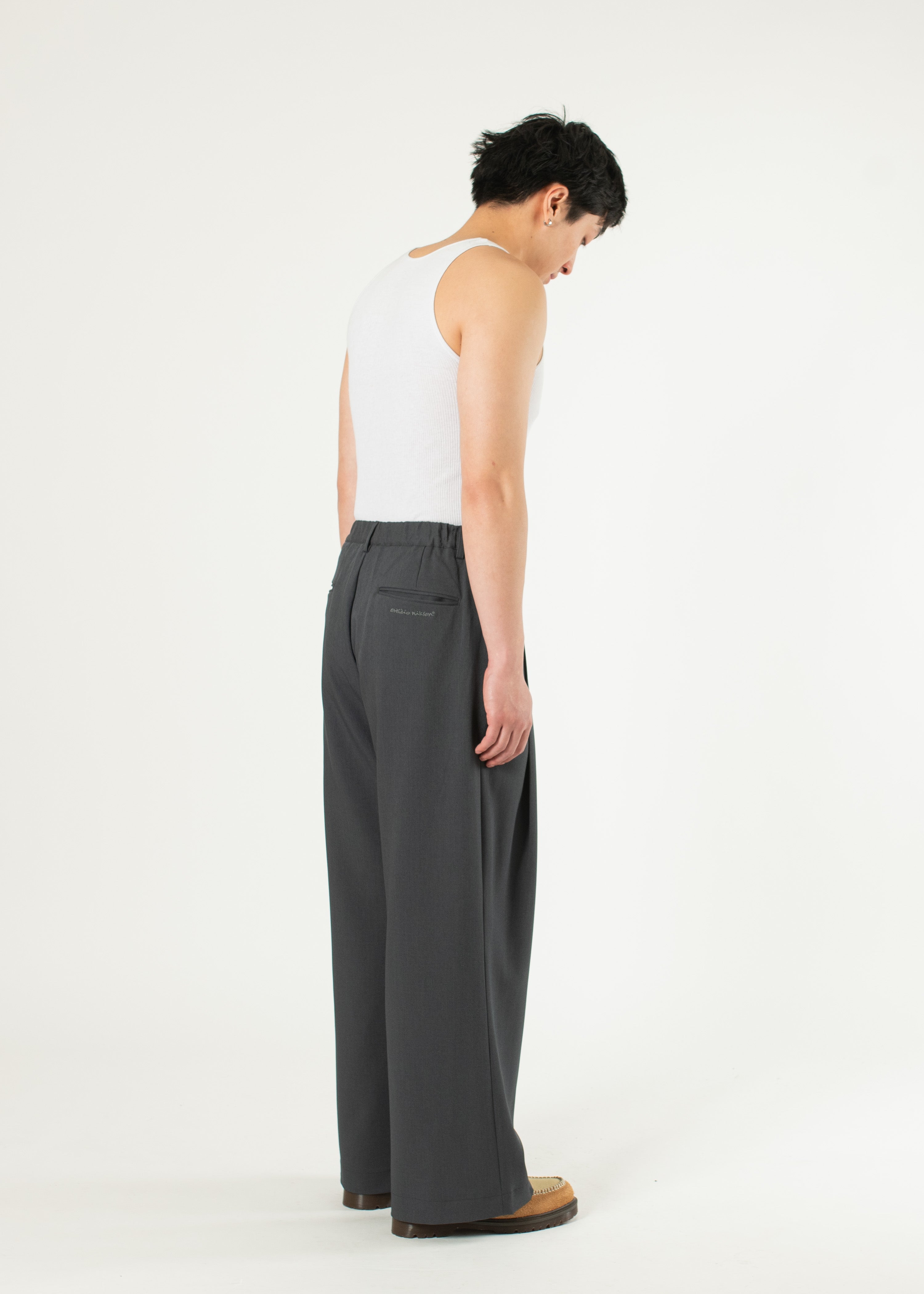 ウェア NJ TUCK LONG PANTS domingo Pintuck Maxi Trousers – Estudio Niksen
