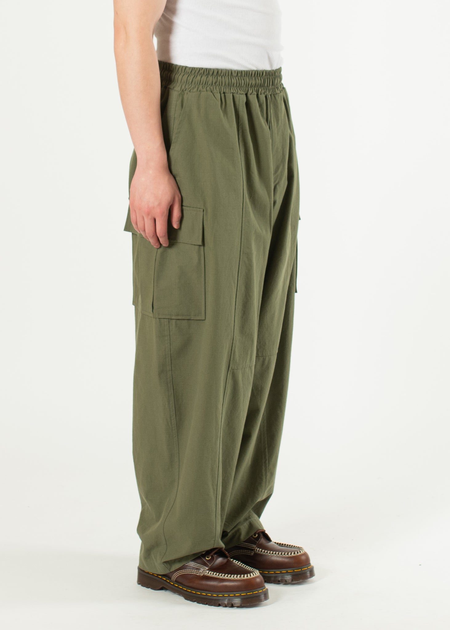 Ripstop Cargo Wide Pants