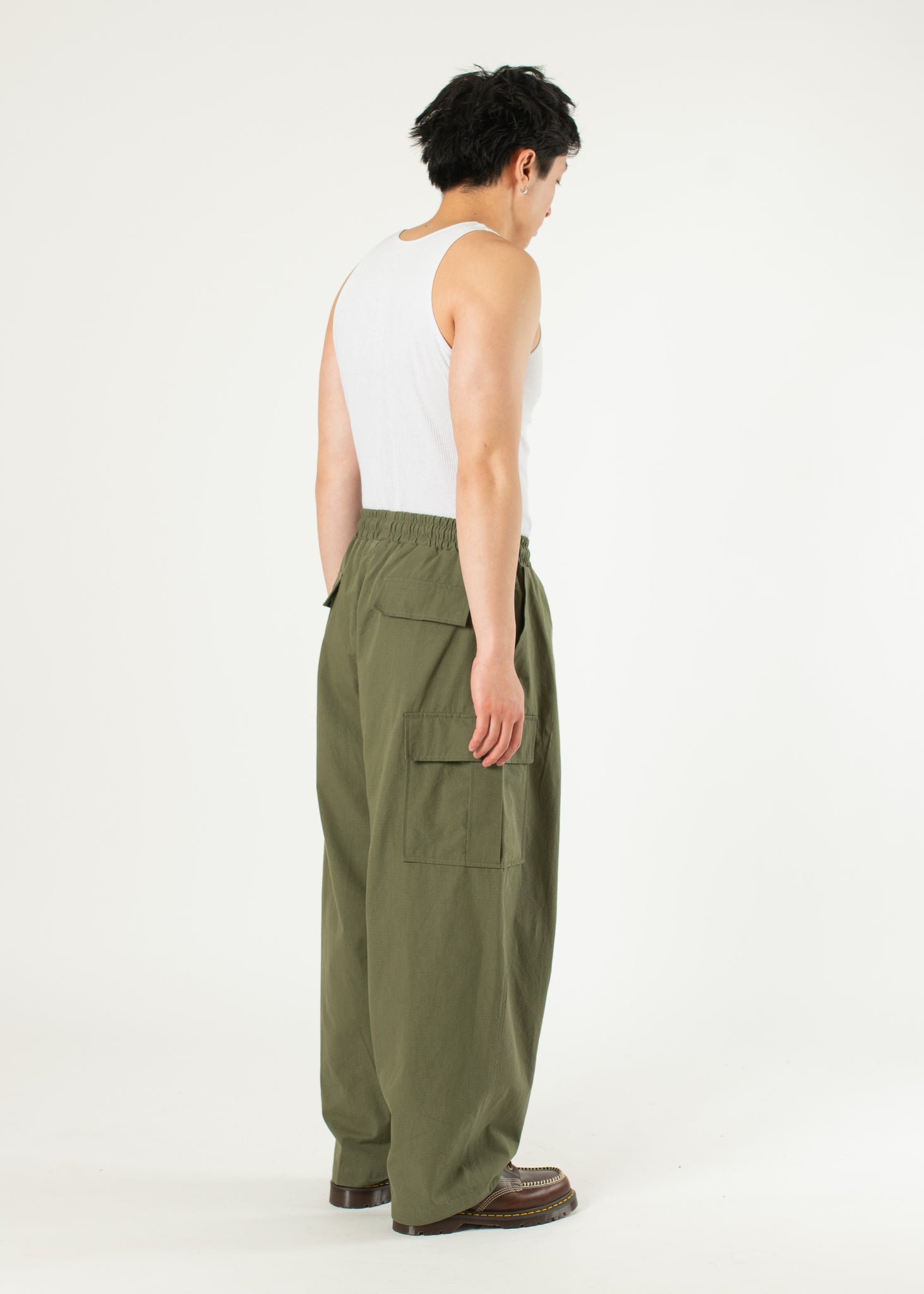 Ripstop Cargo Wide Pants