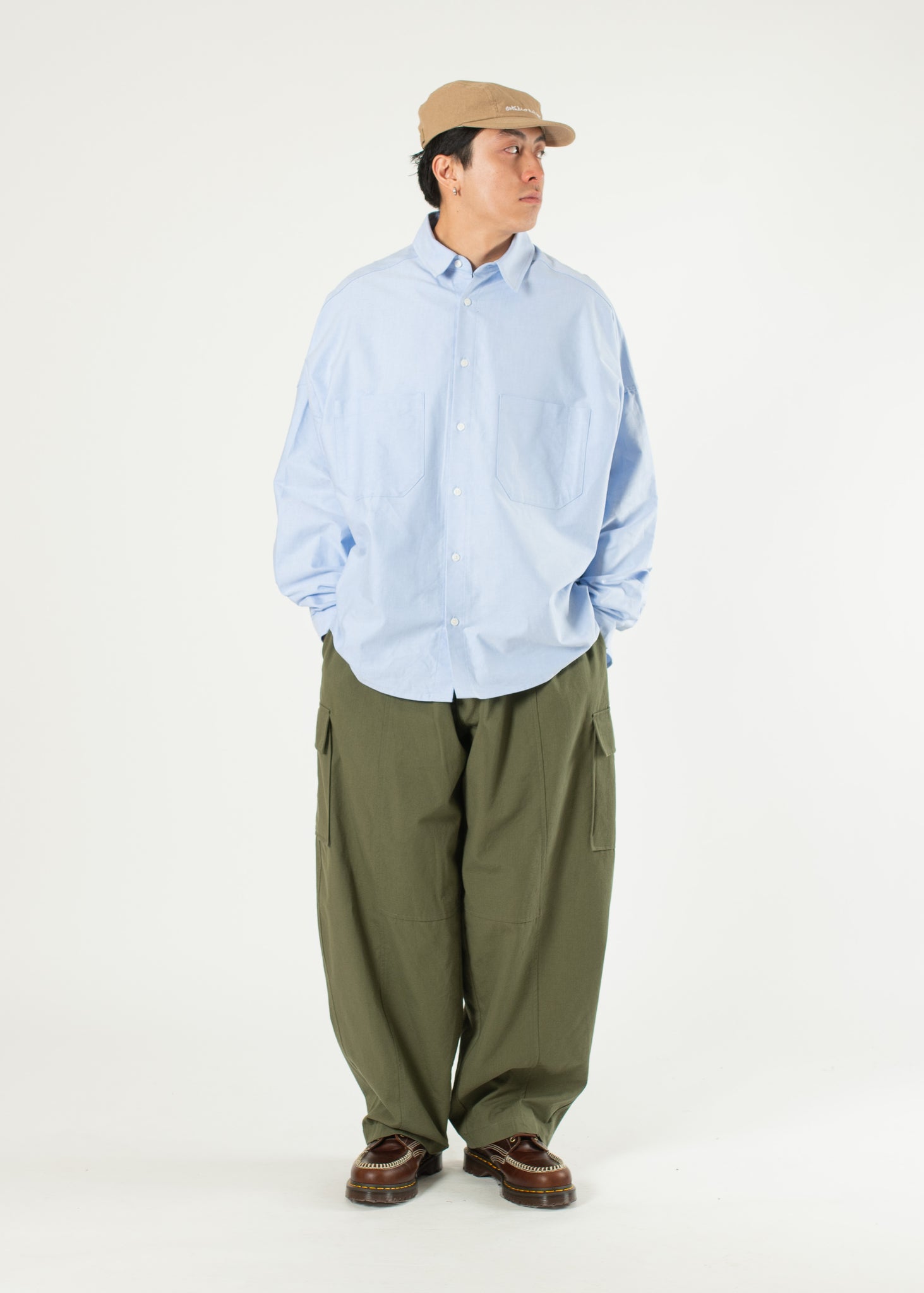 Ripstop Cargo Wide Pants