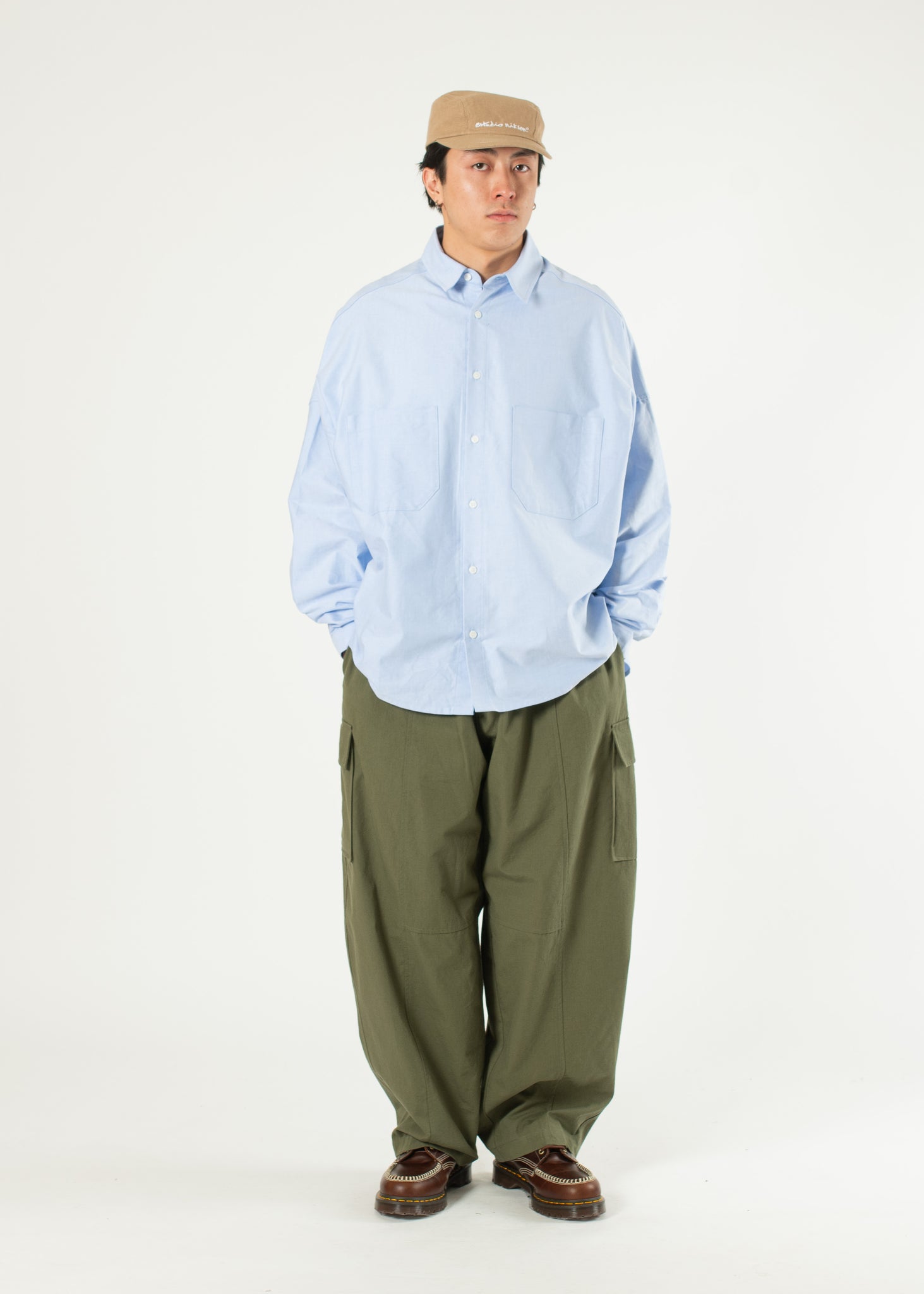 Ripstop Cargo Wide Pants