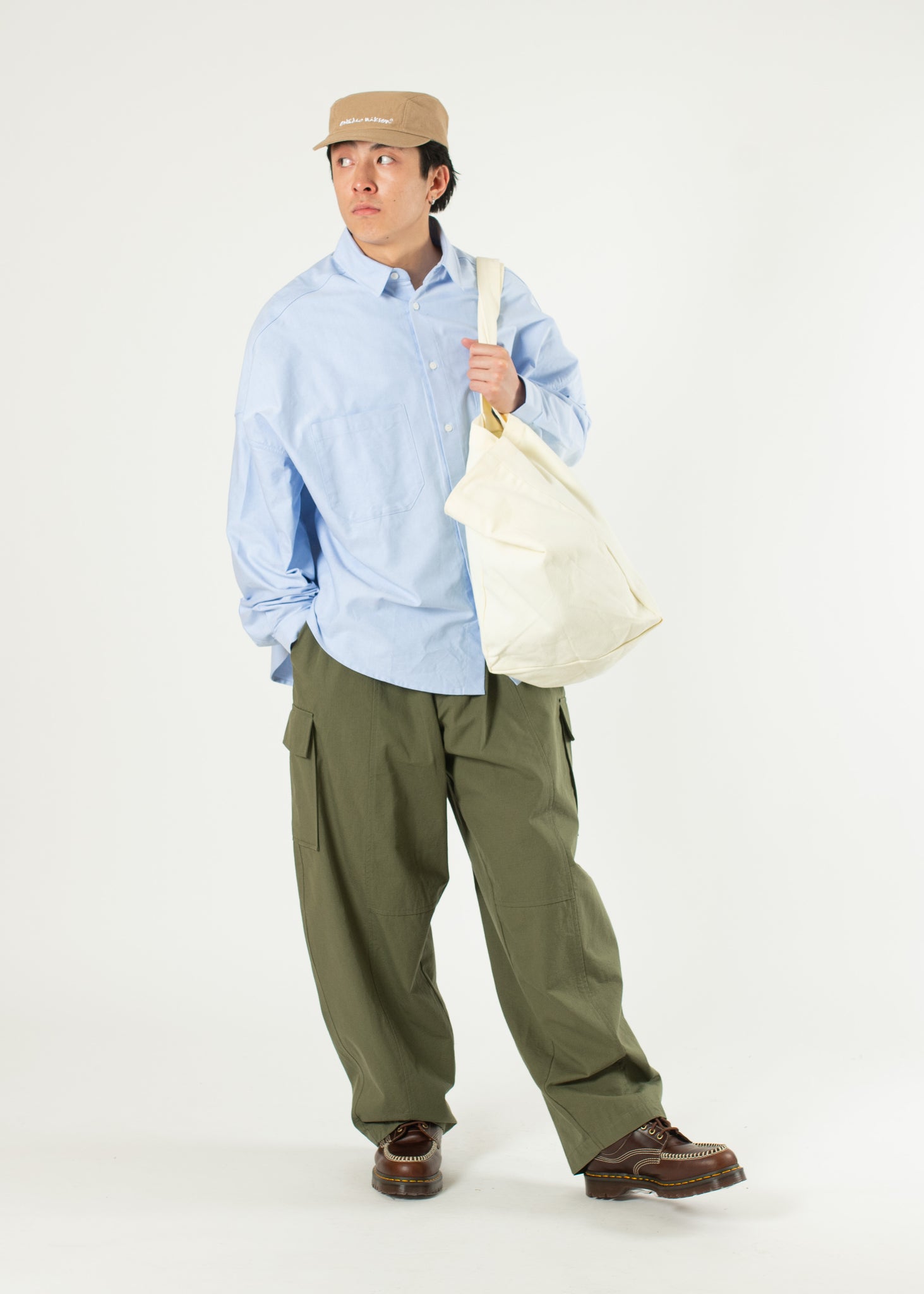Ripstop Cargo Wide Pants