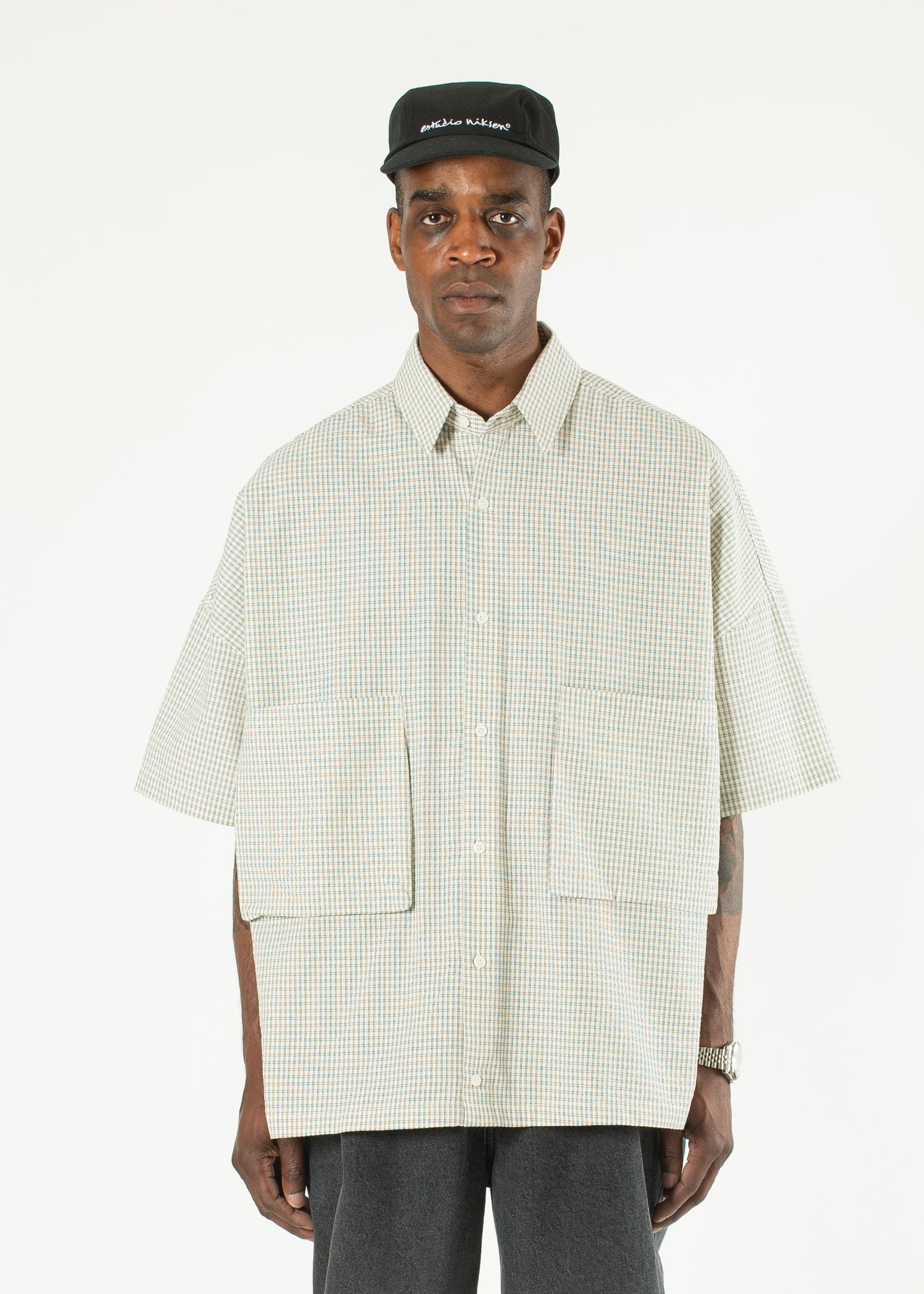 Two-pocket Big Shirt