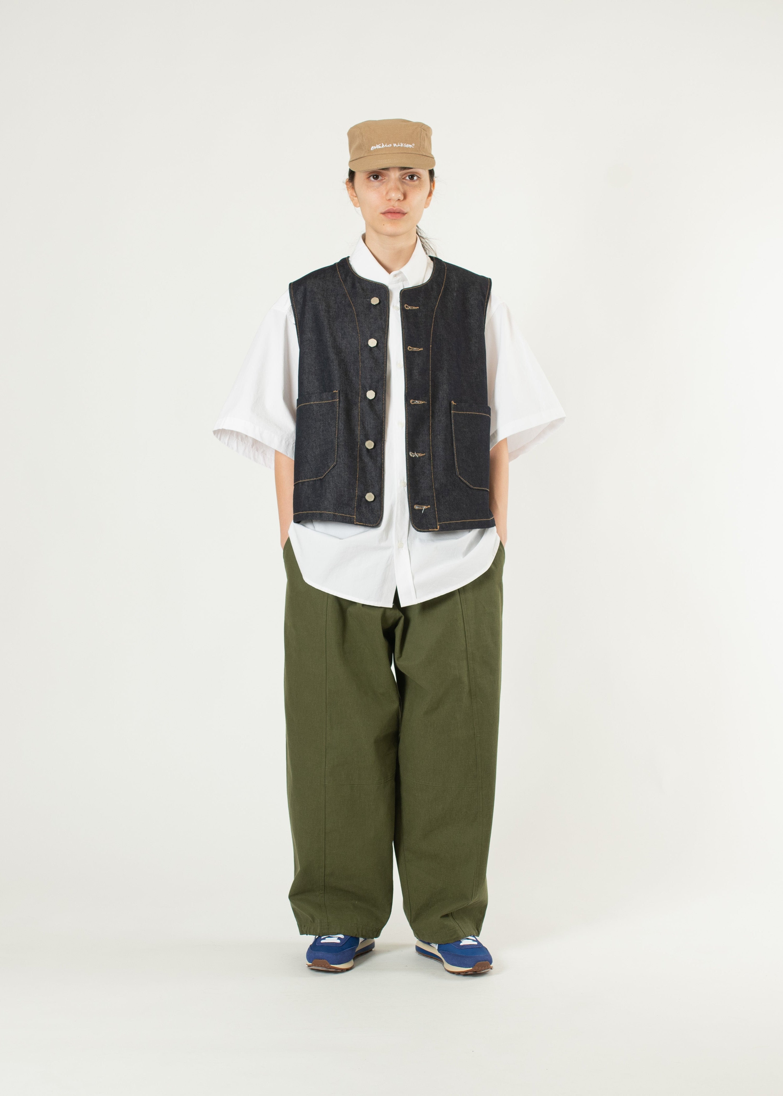 mieタグ付2024 ナゴンスタンス over size vest ベスト nagonstans(ナゴンスタンス)｜trail vest/Black の通販｜ELLESHOP