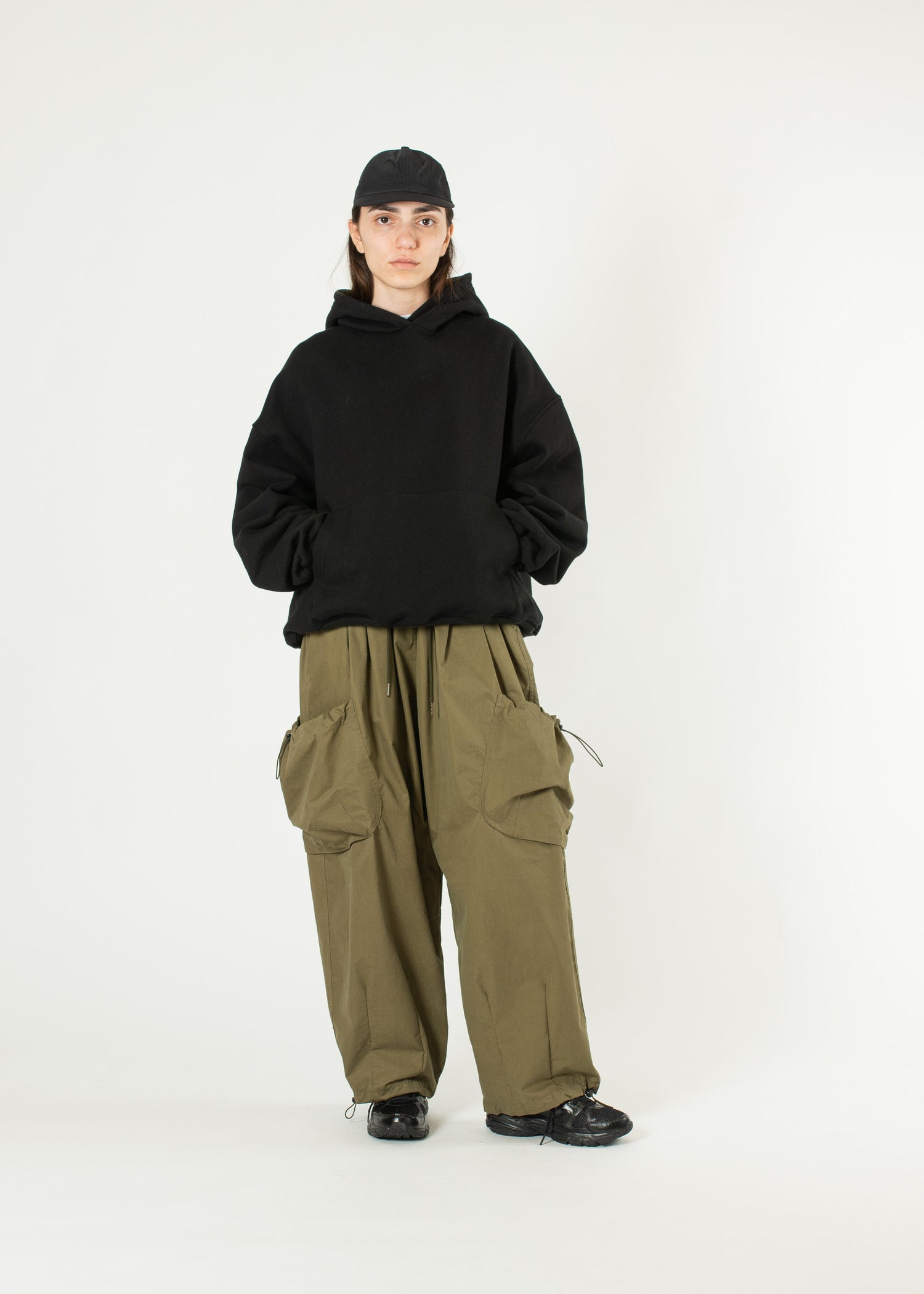 Bungee-strap Cargo Pants