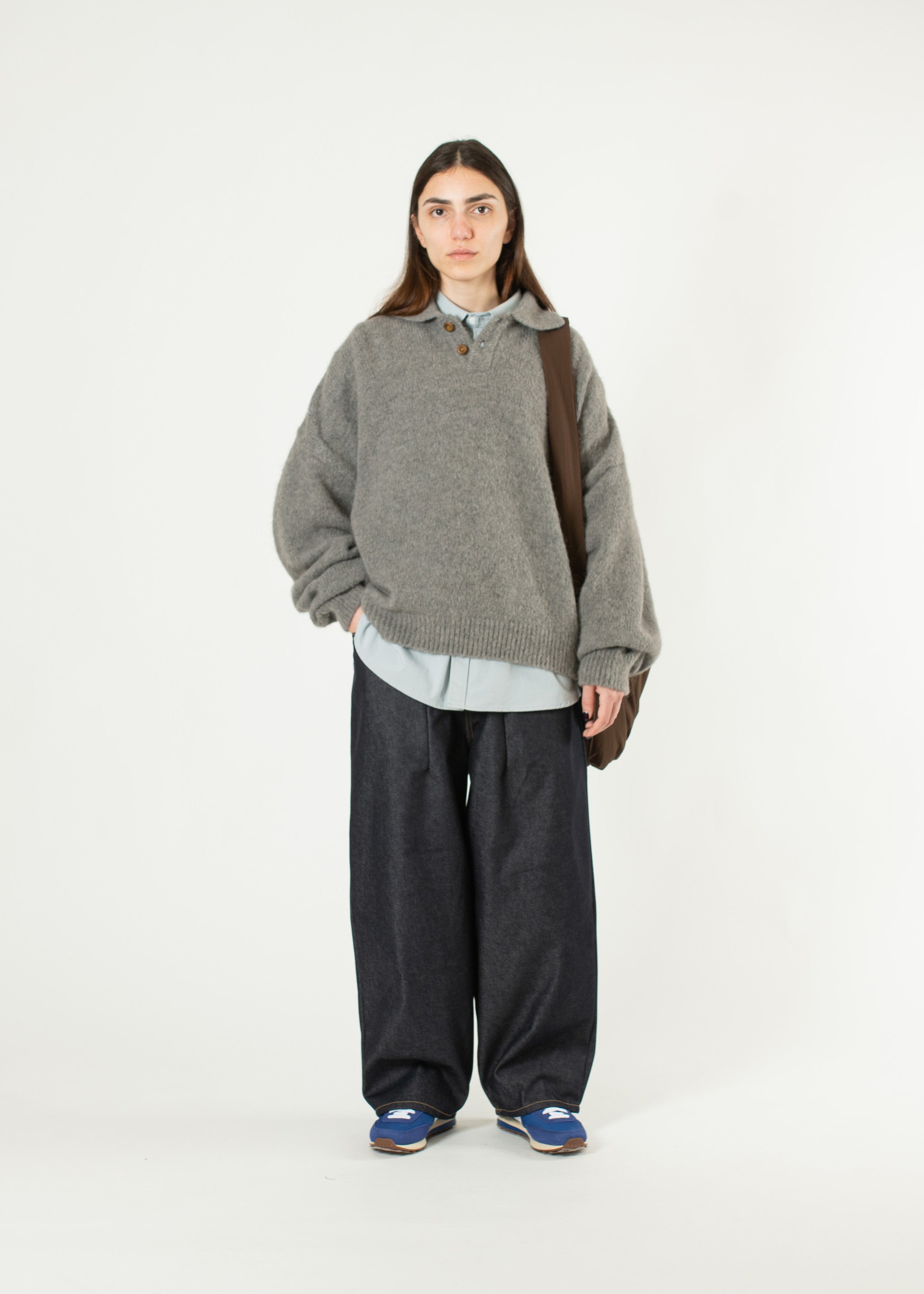 Alpaca Polo Sweater – Estudio Niksen