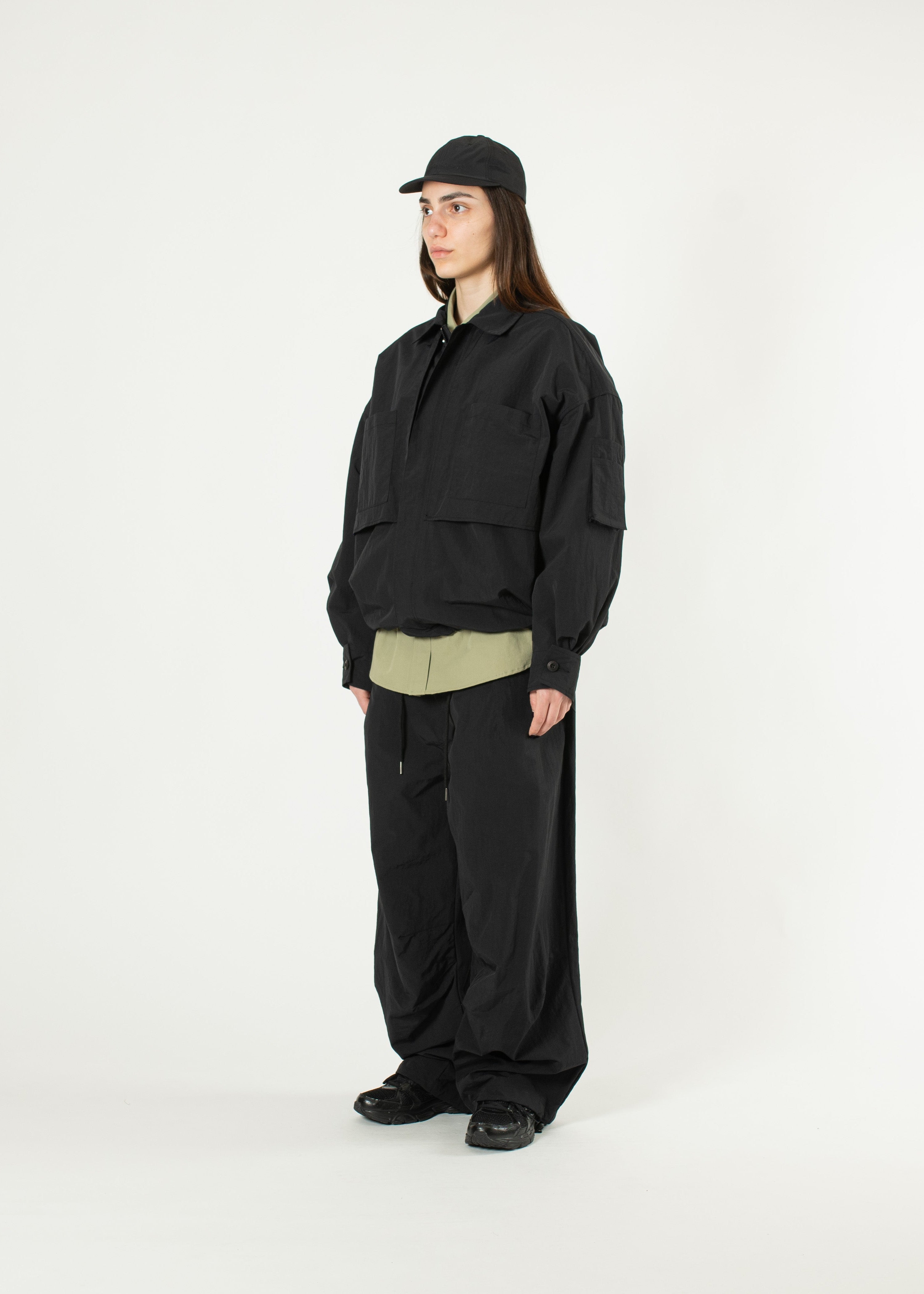 【U LAN】Maxi Balloon Snap Nylon Pants U LAN】Maxi Balloon Snap Nylon Pants (U LAN/パンツ