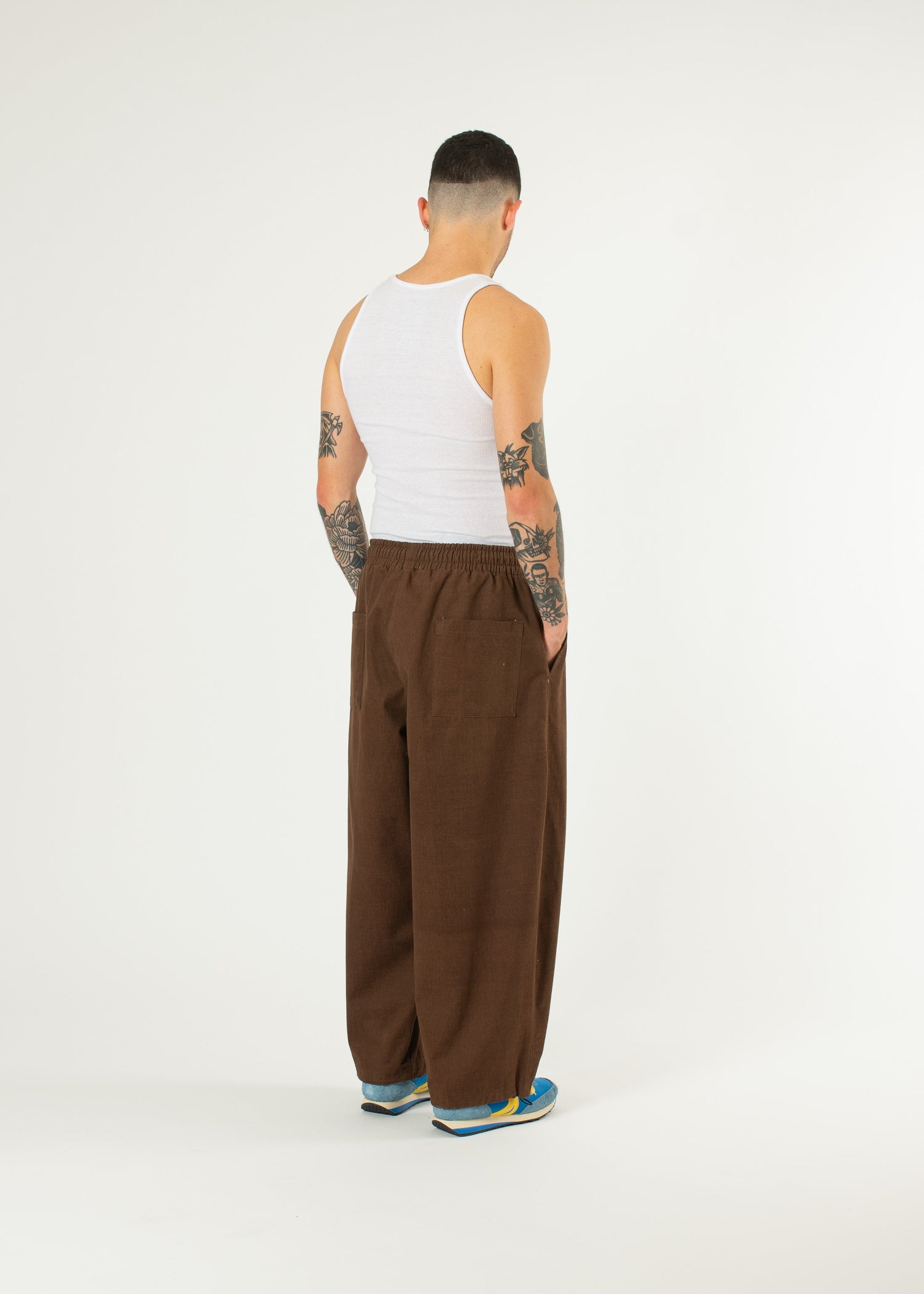 Panelled Balloon Pants