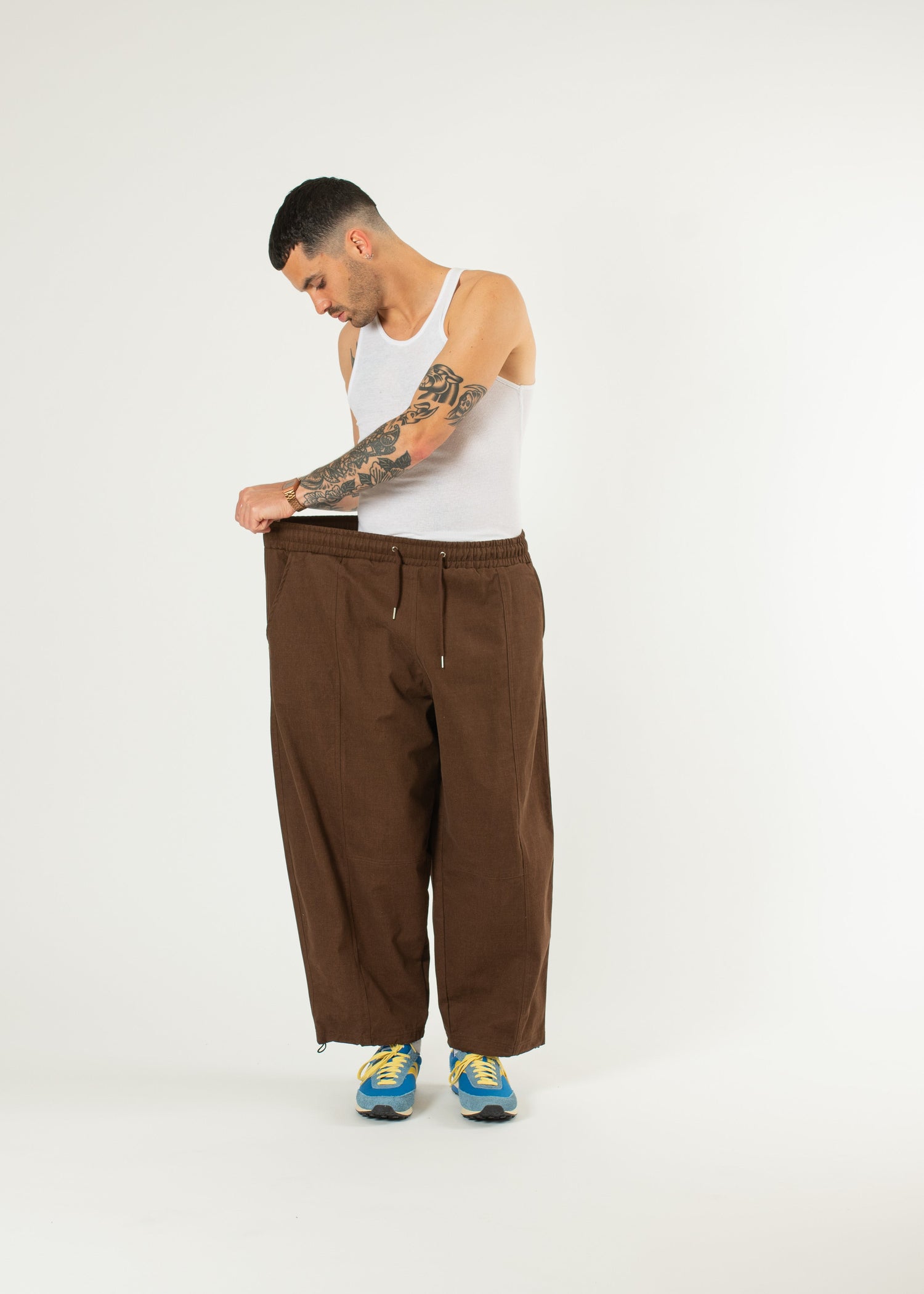 Panelled Balloon Pants