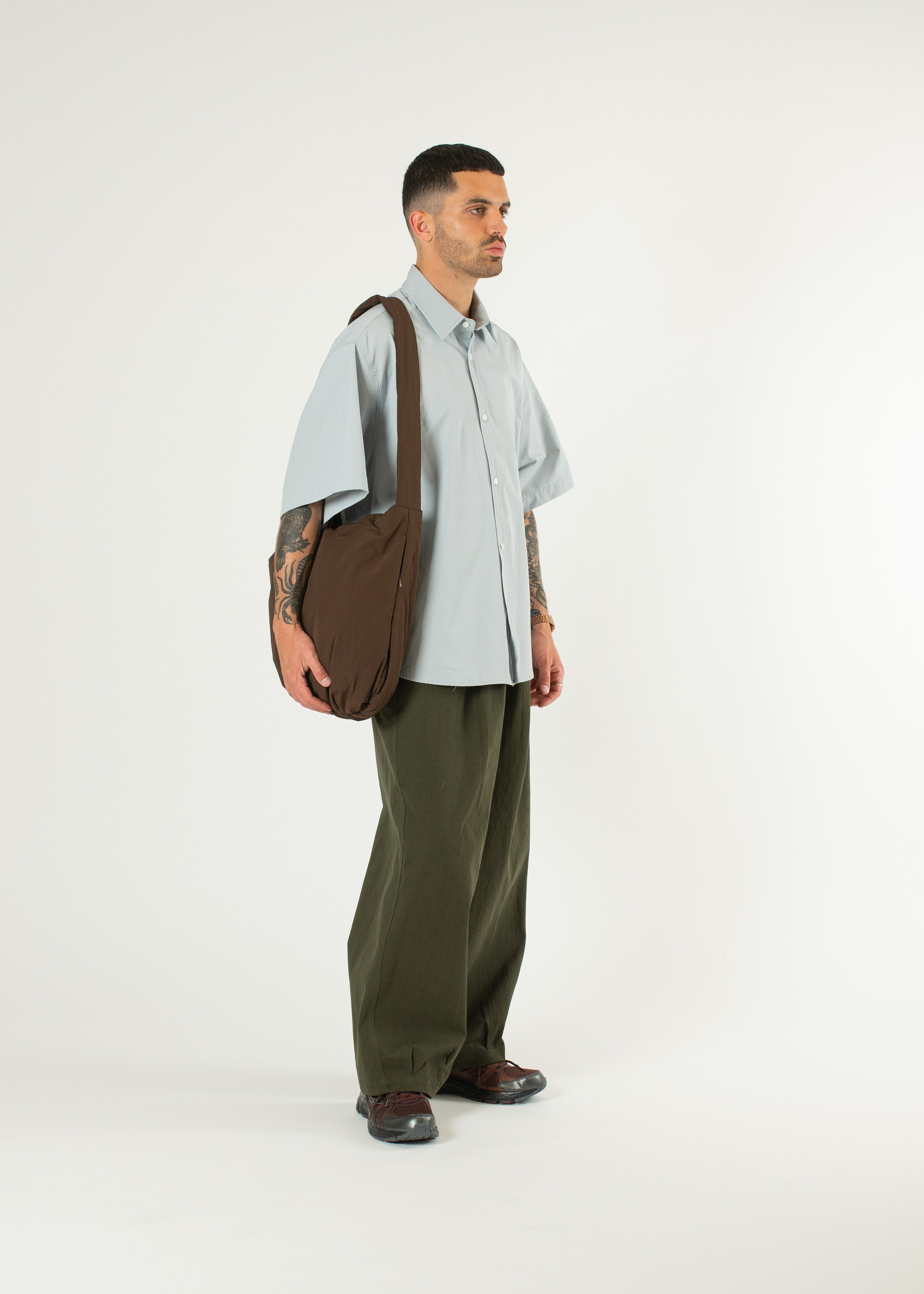 【SATIIIZ】By Nylon Pintuck Balloon Pants Cargo String Balloon Pants – Estudio Niksen