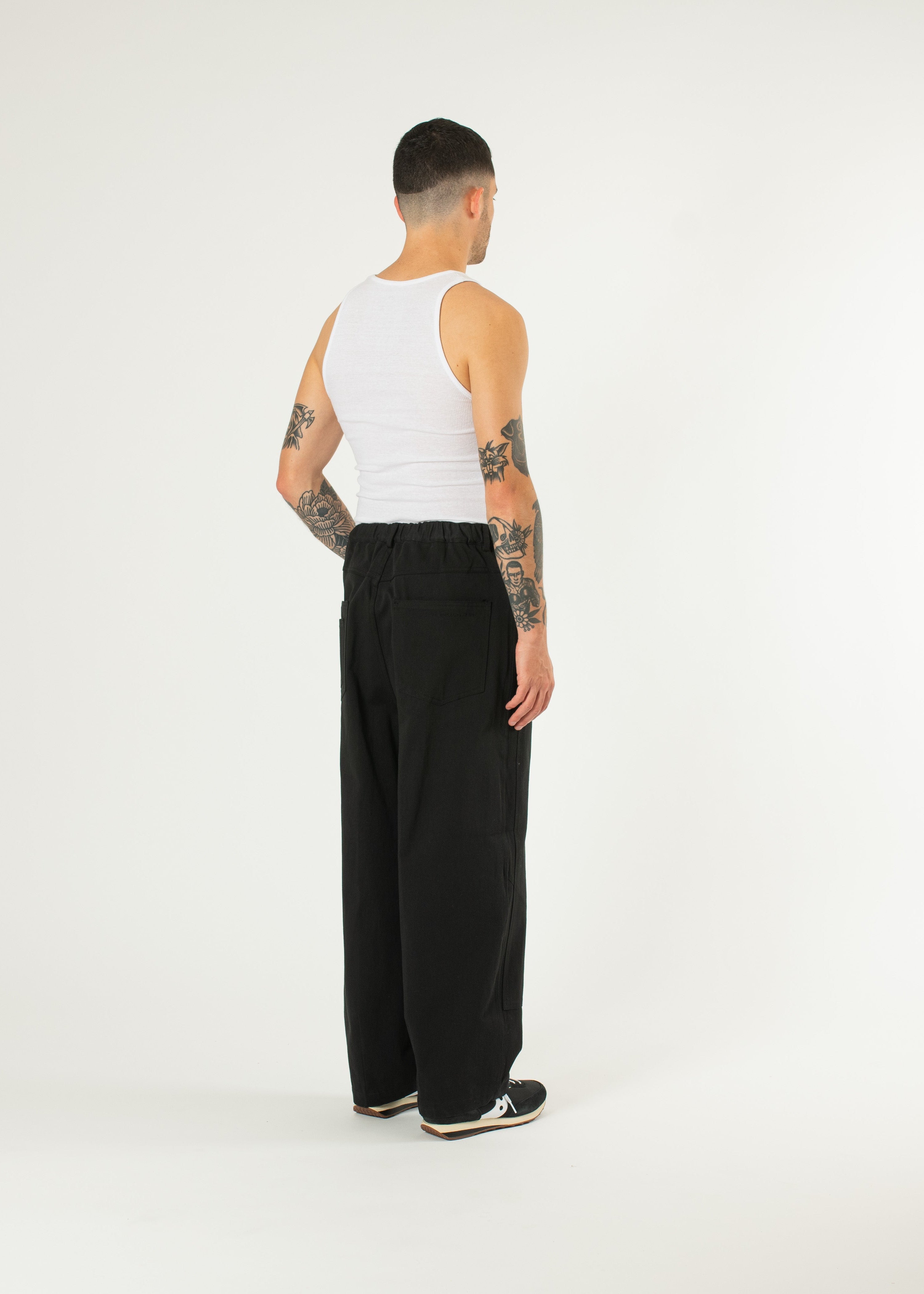 【BAON】[unisex] Levy banding nylon balloon carpender pants Le Bon Shoppe Balloon Pants - Ht. Grey | Twentyseven Toronto