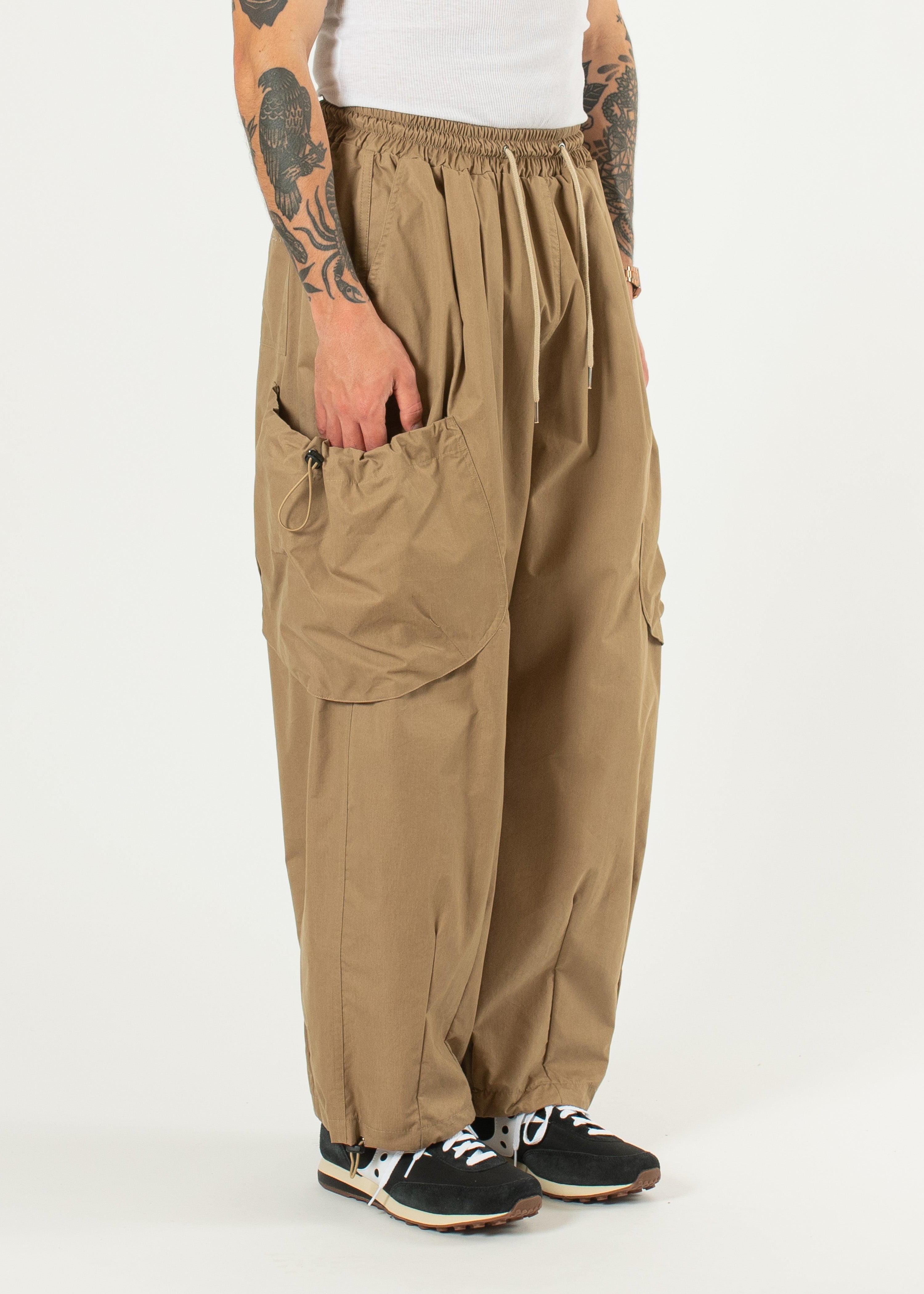 【YOURNUS】Malone Half Balloon Cargo Pants Cargo String Balloon Pants – Estudio Niksen