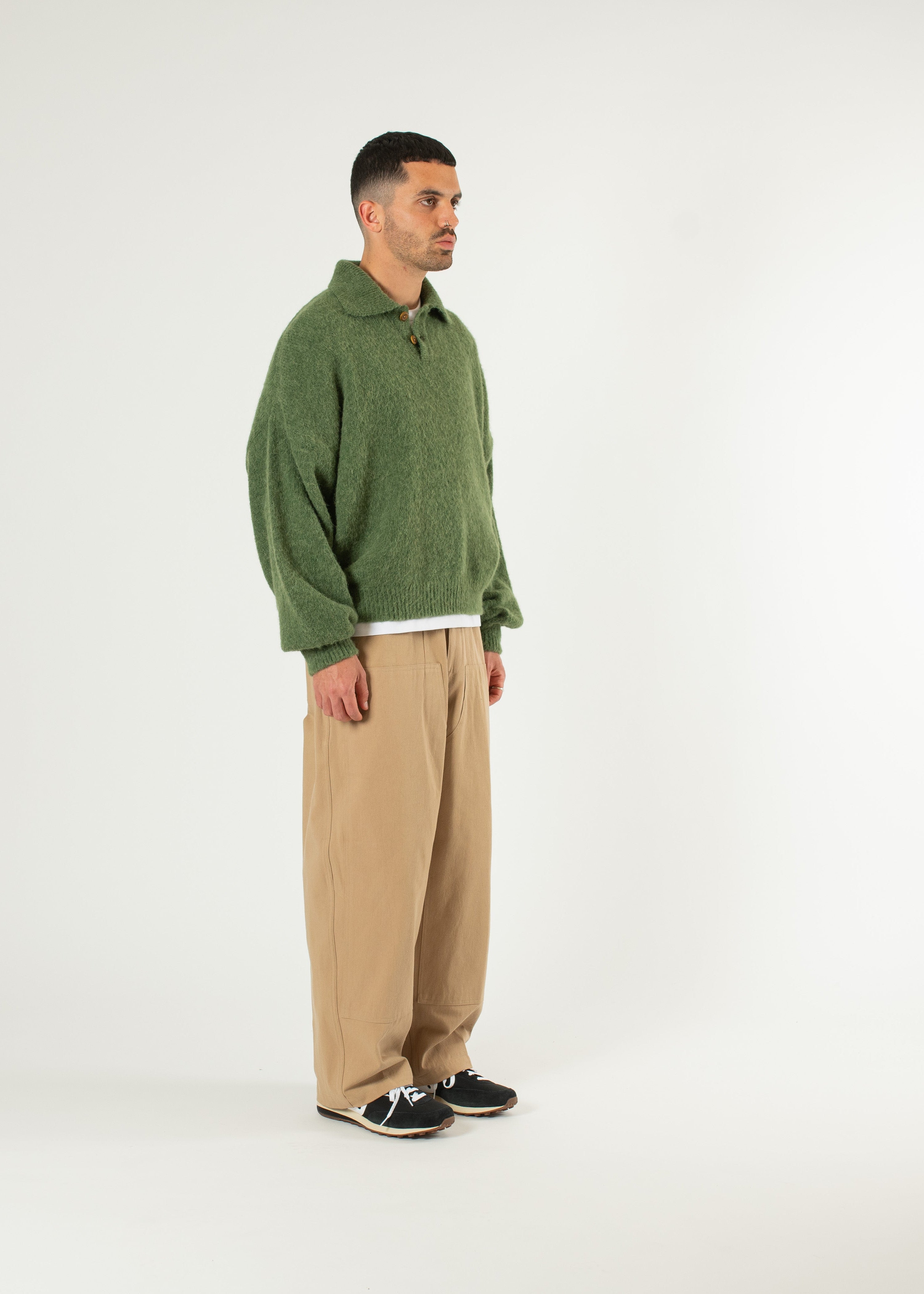 Alpaca Polo Sweater – Estudio Niksen