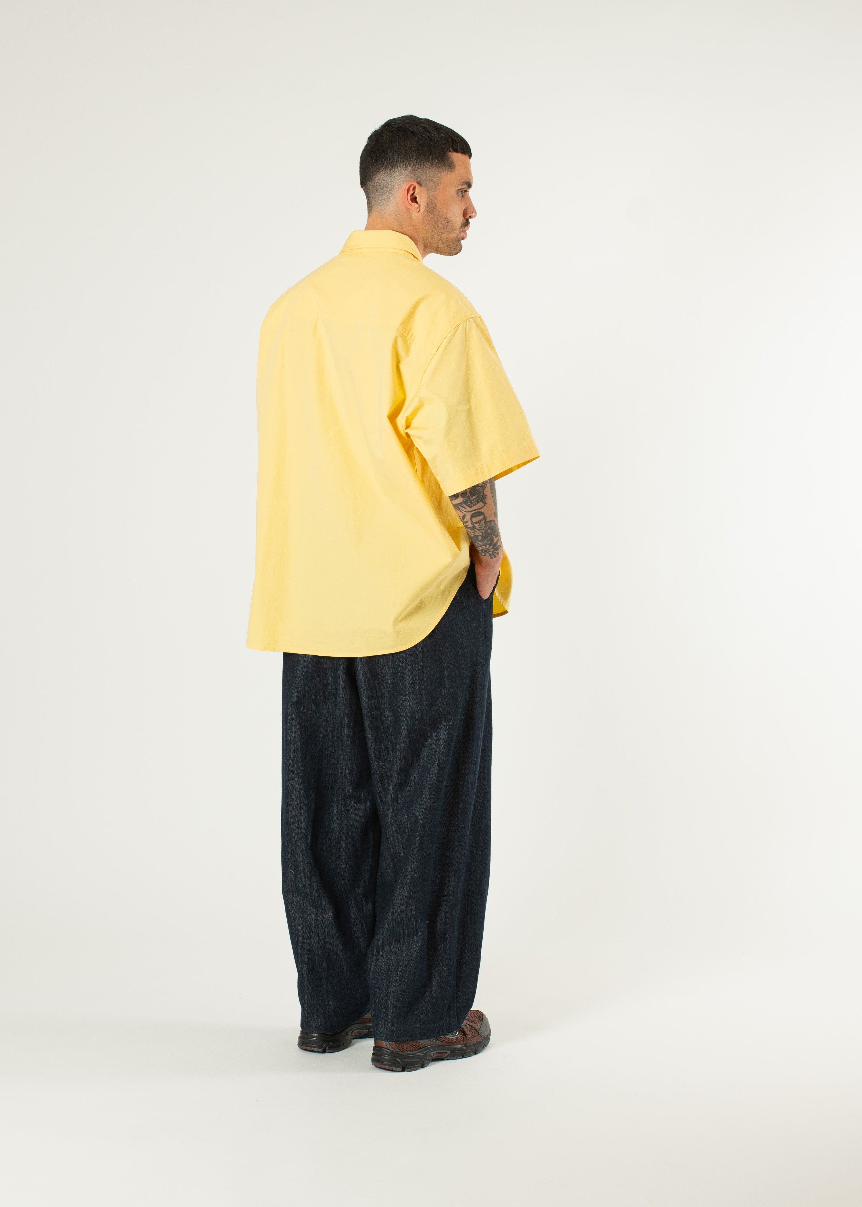 【BAON】Shuiko Pintuck Wide Balloon Denim Pants Pintuck Balloon Jeans – Estudio Niksen