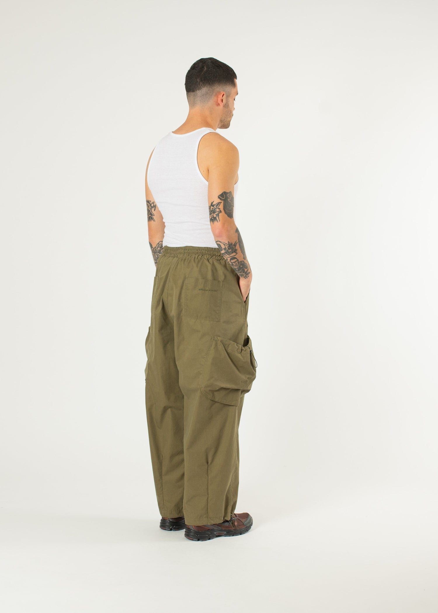 Bungee-strap Cargo Pants