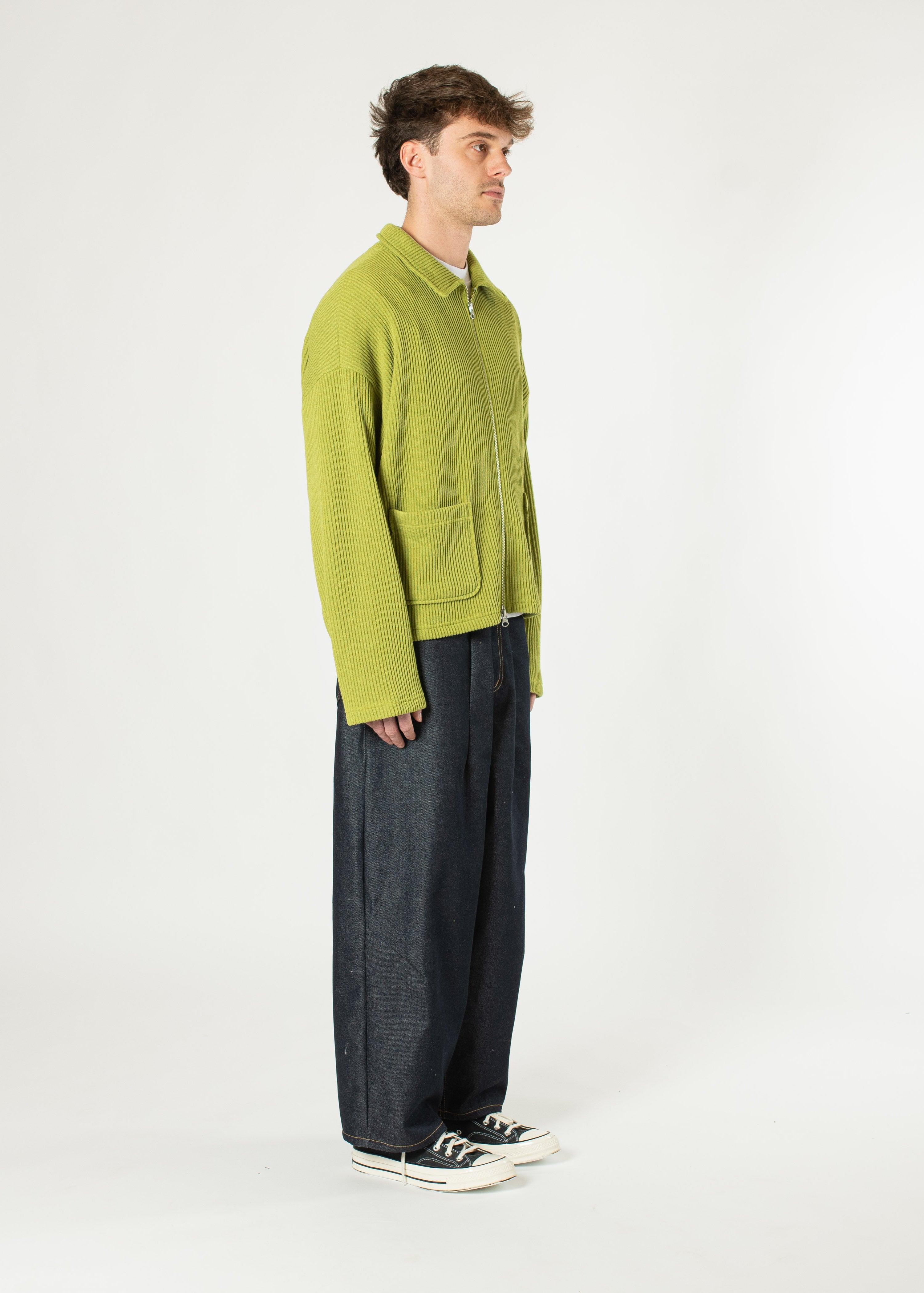 Double-zip Pocket Sweater – Estudio Niksen