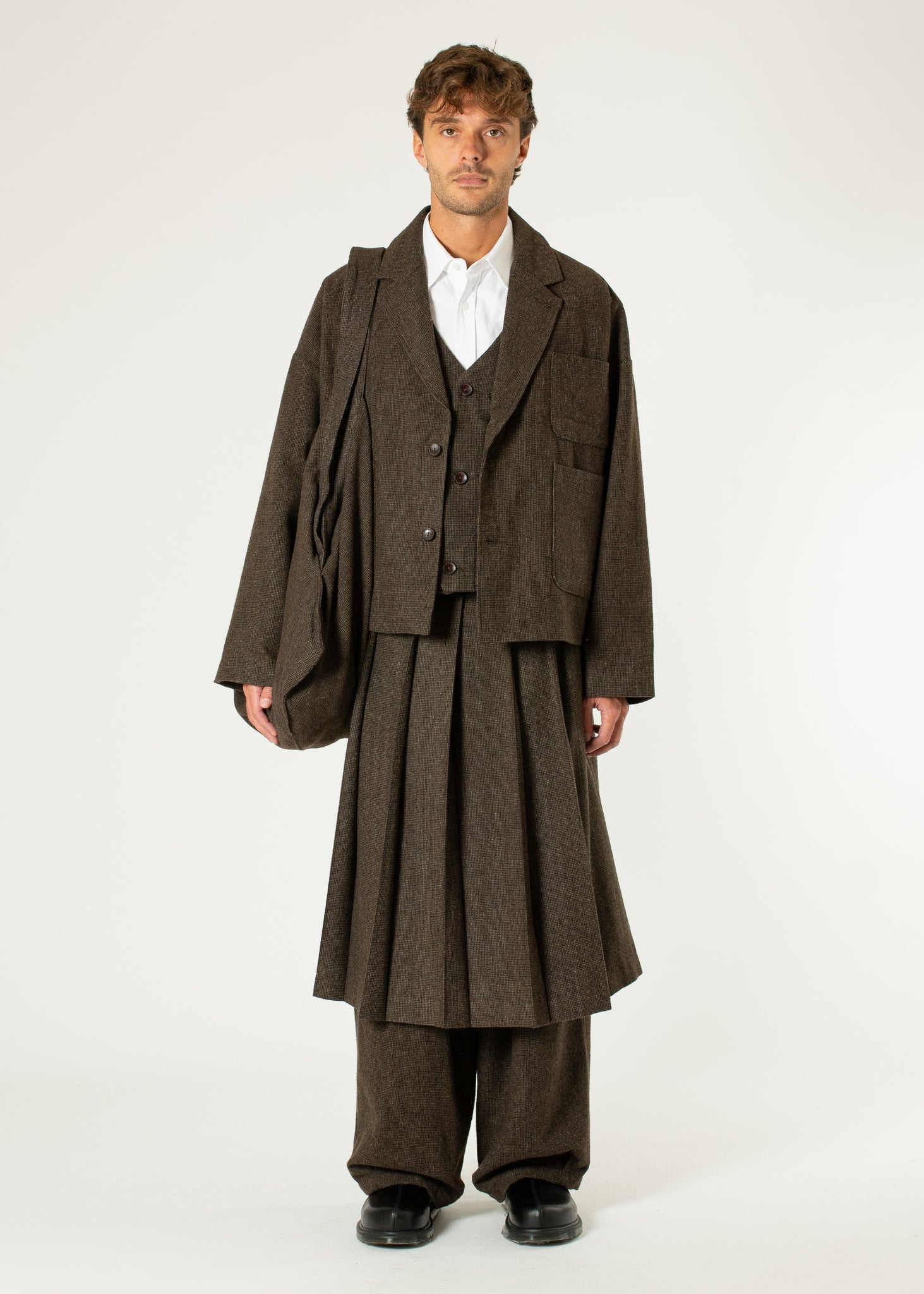 Cropped Suit Jacket