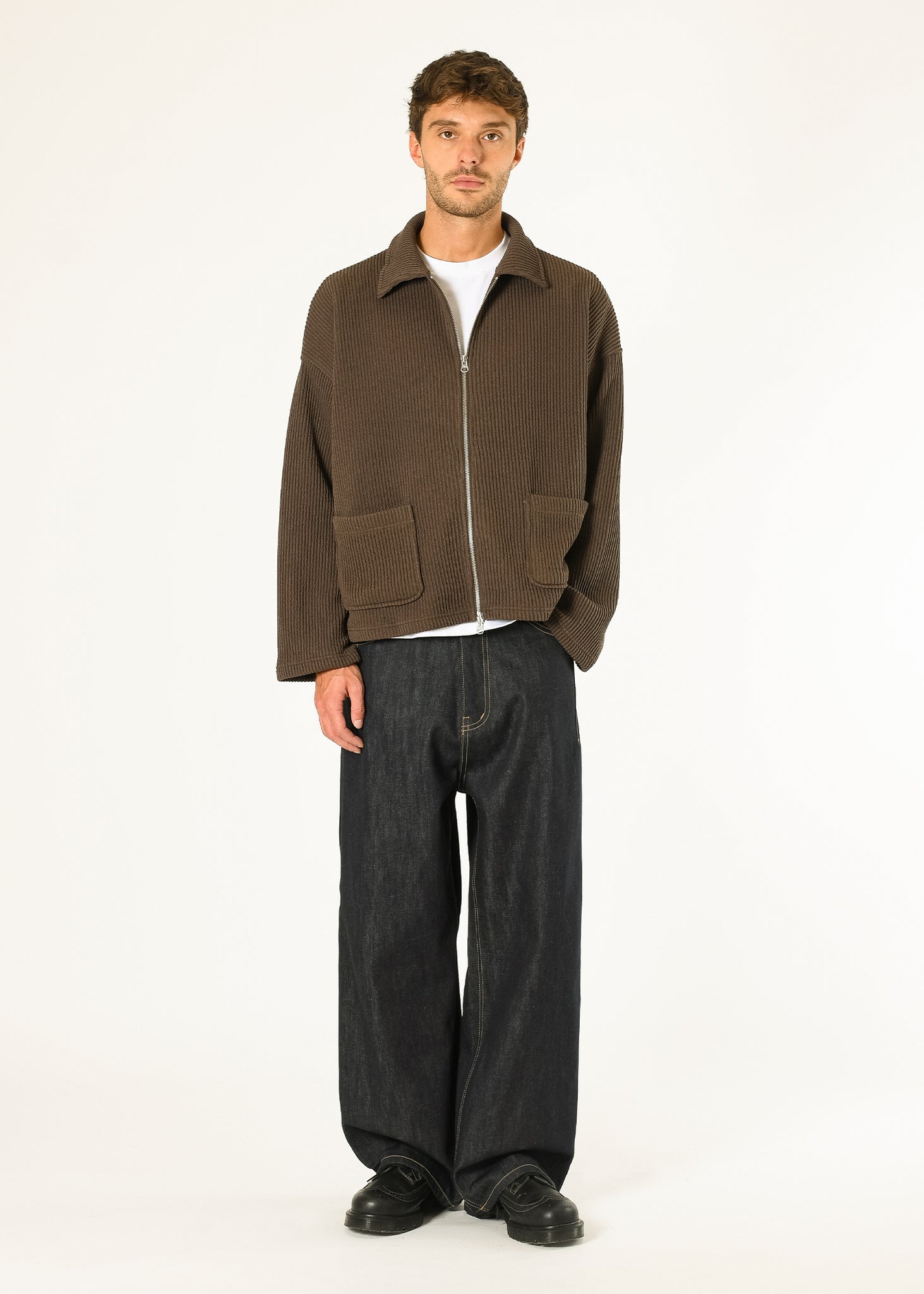 Double-zip Pocket Sweater