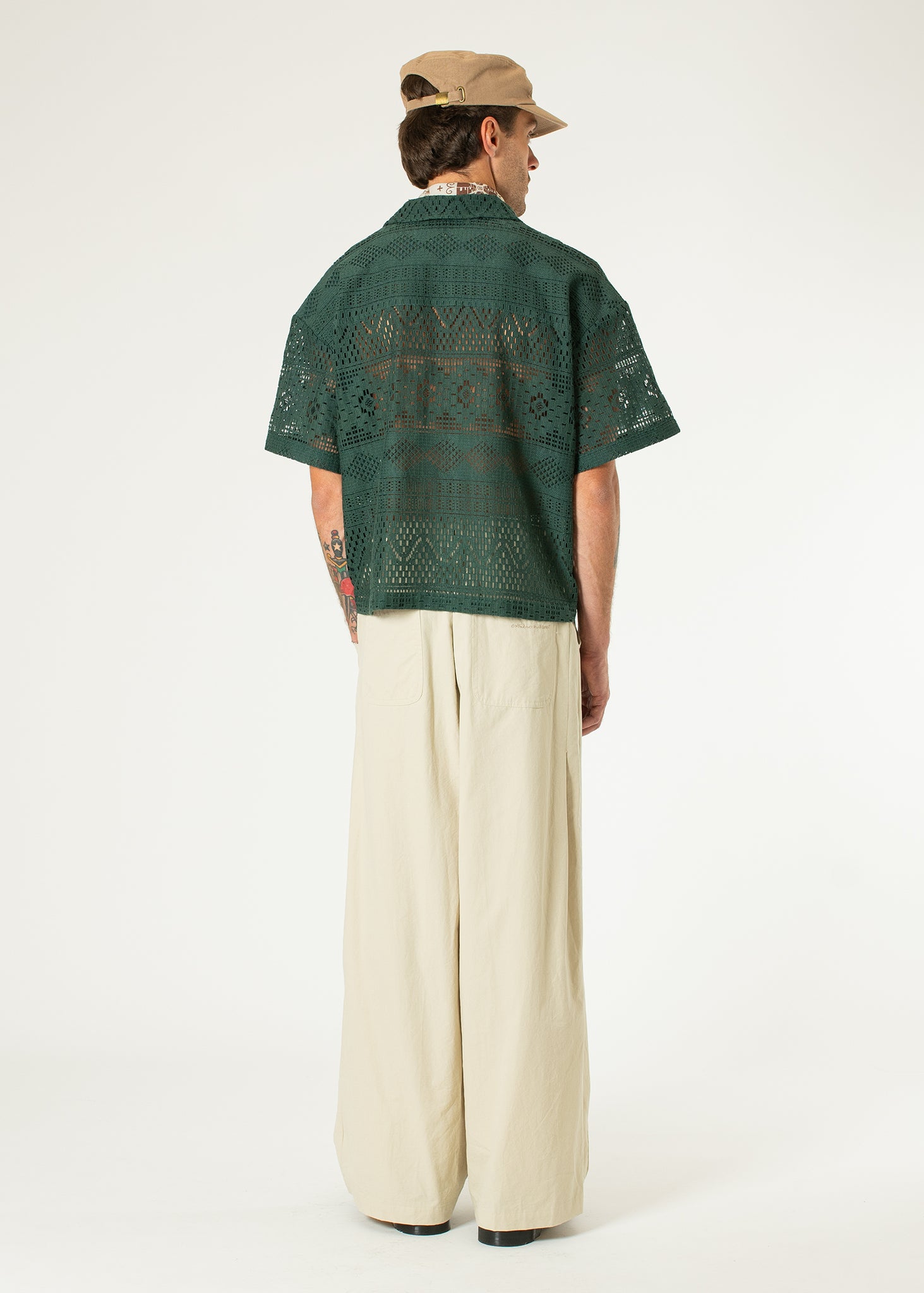 Lace Polo Shirt
