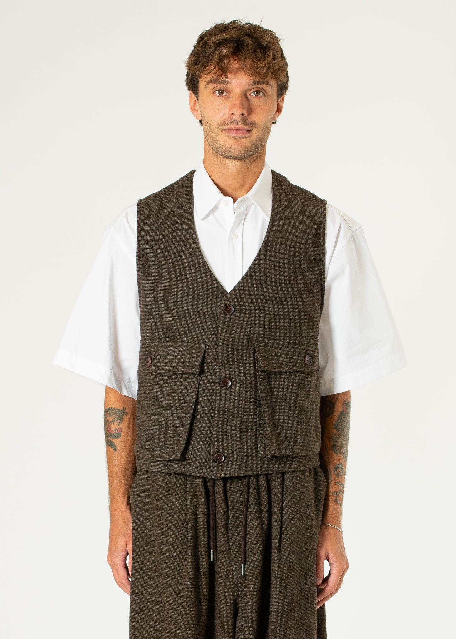 Wool Pocket Vest
