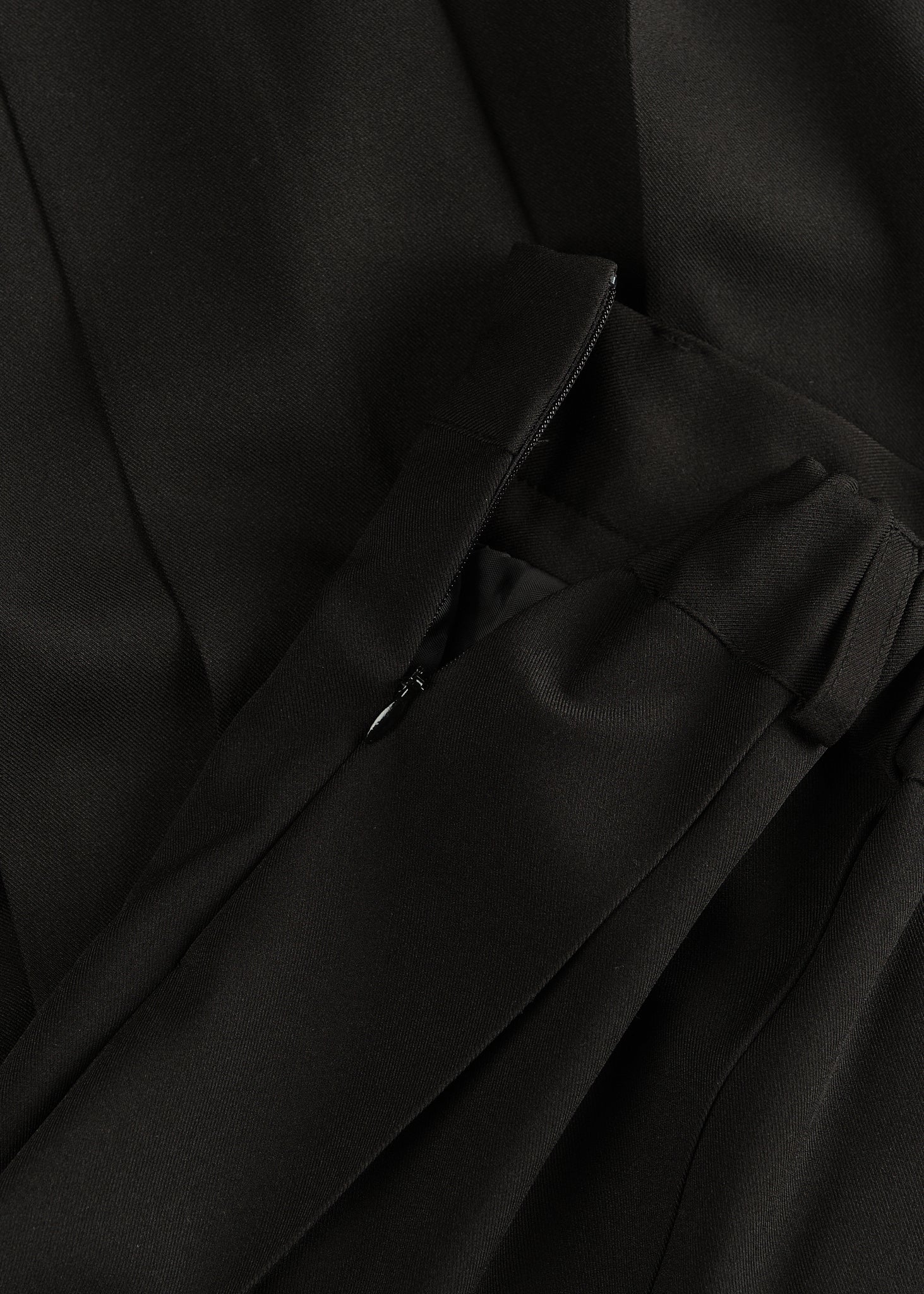 Pleated Wide Skirt
