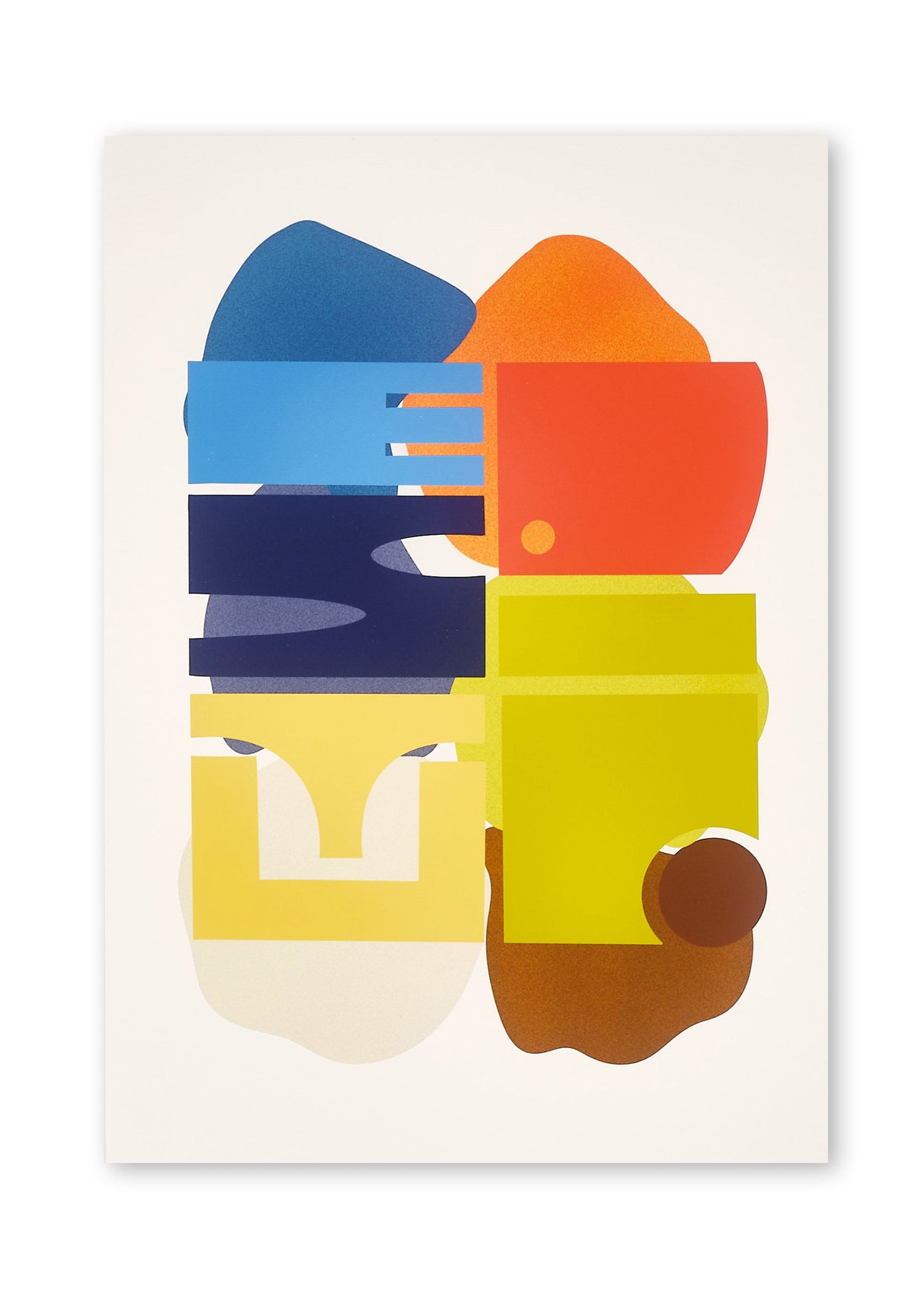'Estudio' Color Block Print