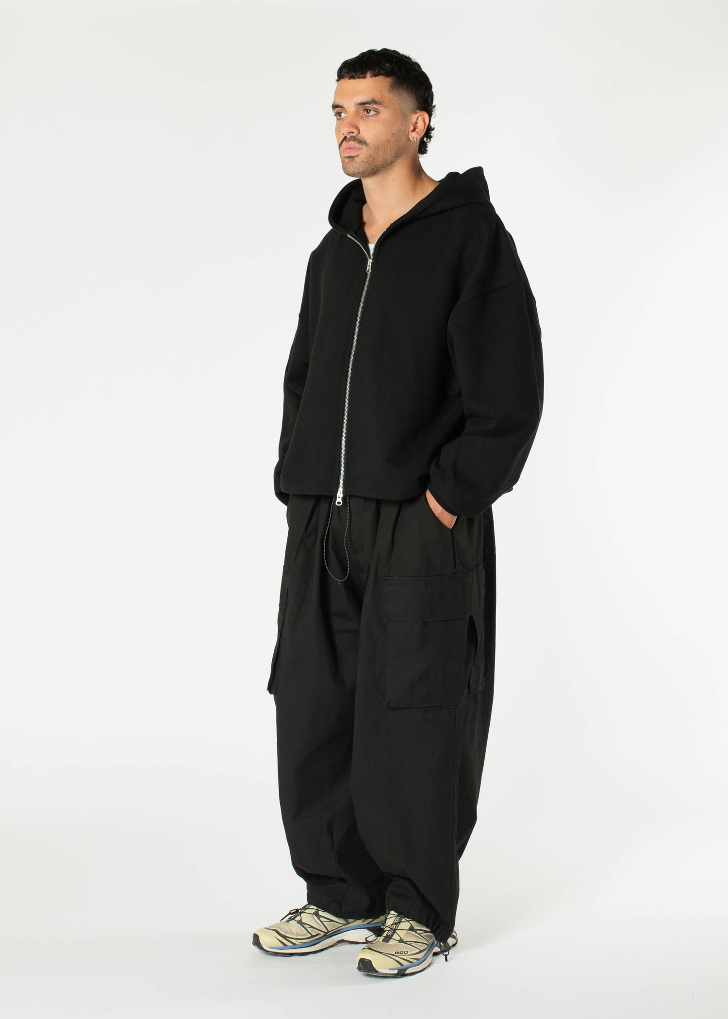 Cargo String Balloon Pants
