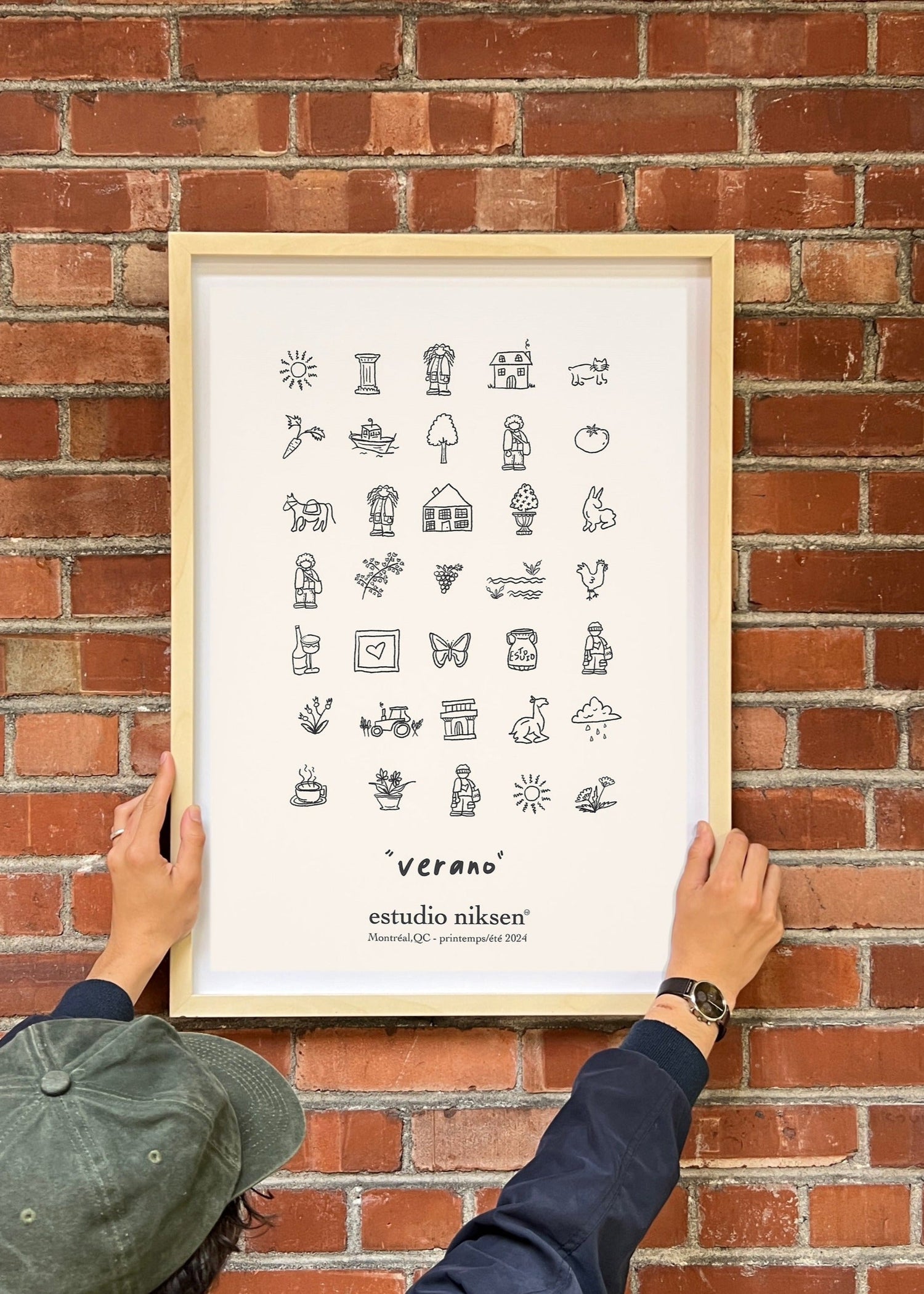 'Verano' Signature Print