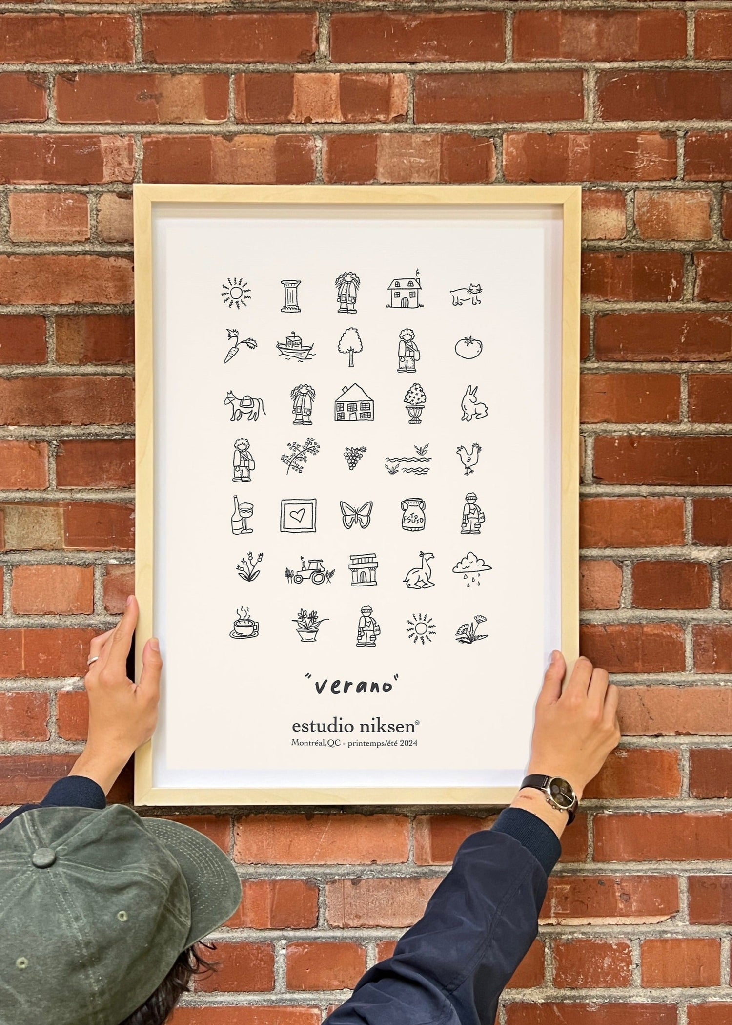 'Verano' Signature Print