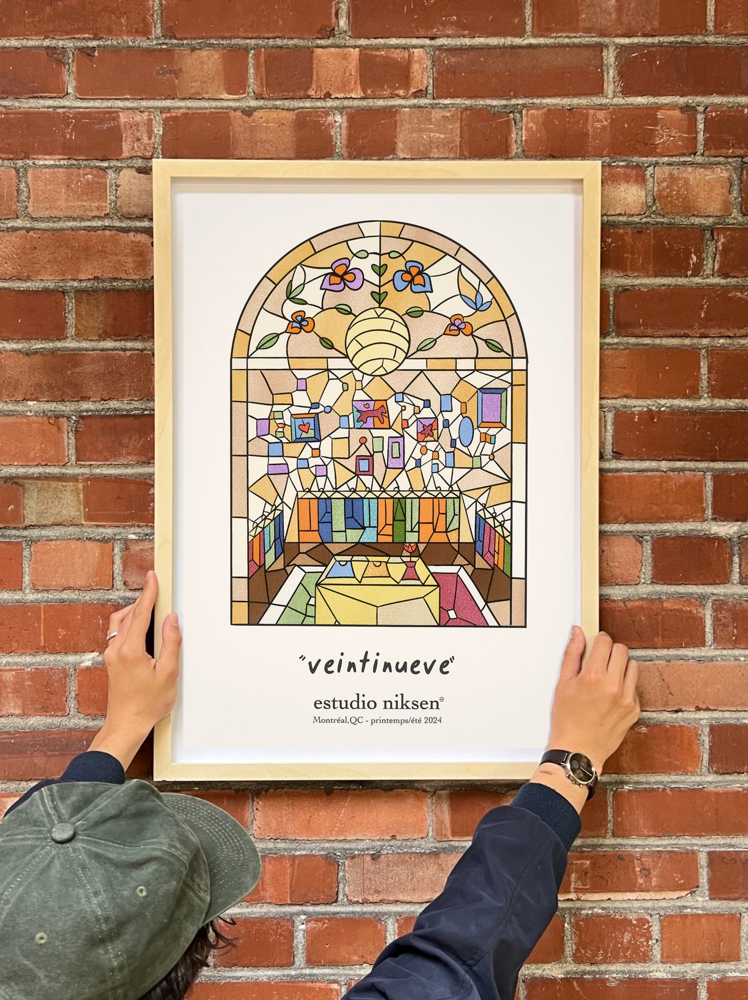 'Veintinueve' Signature Print